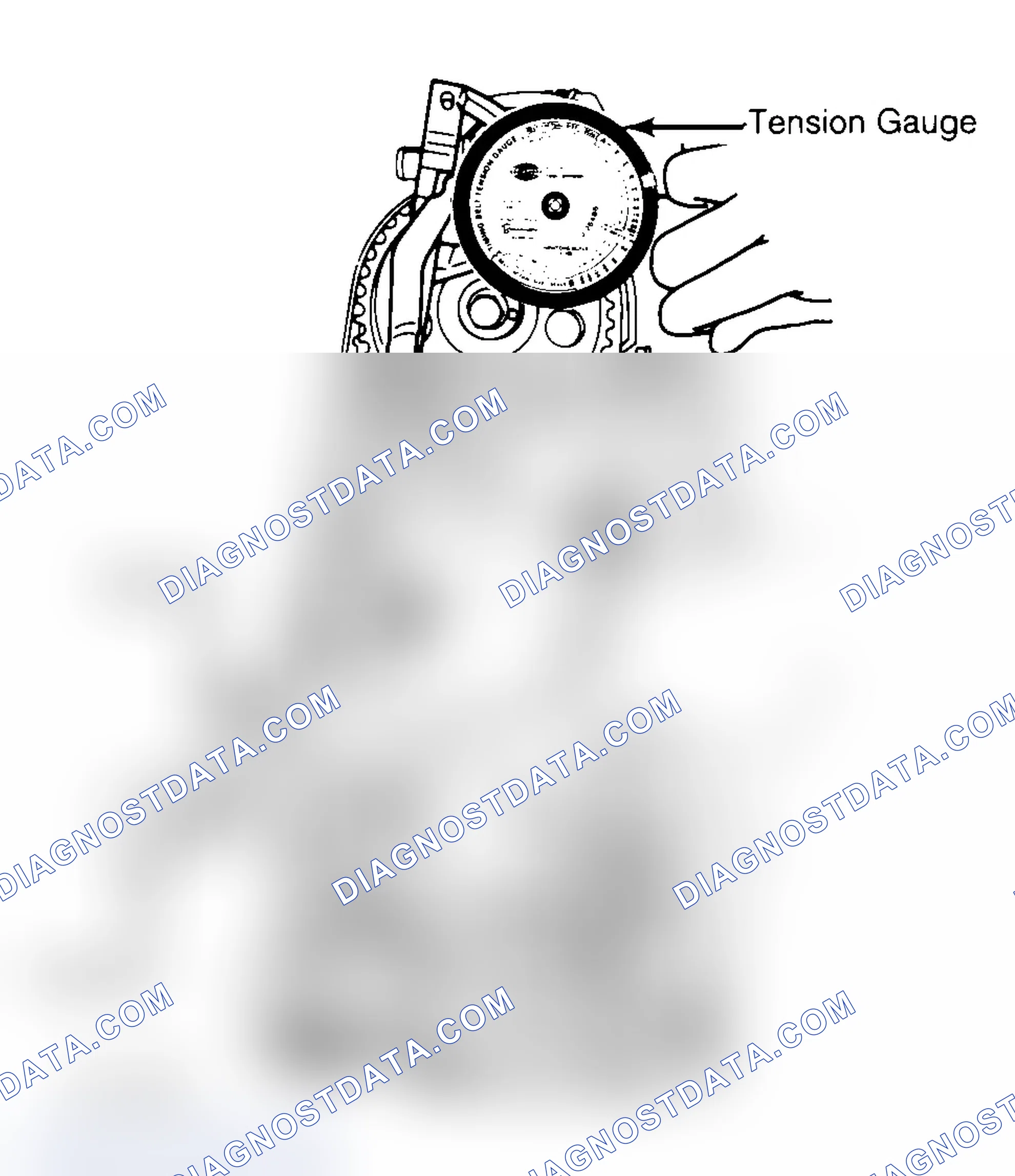 Scheme 28: Adjusting Typical Timing Belt Tension