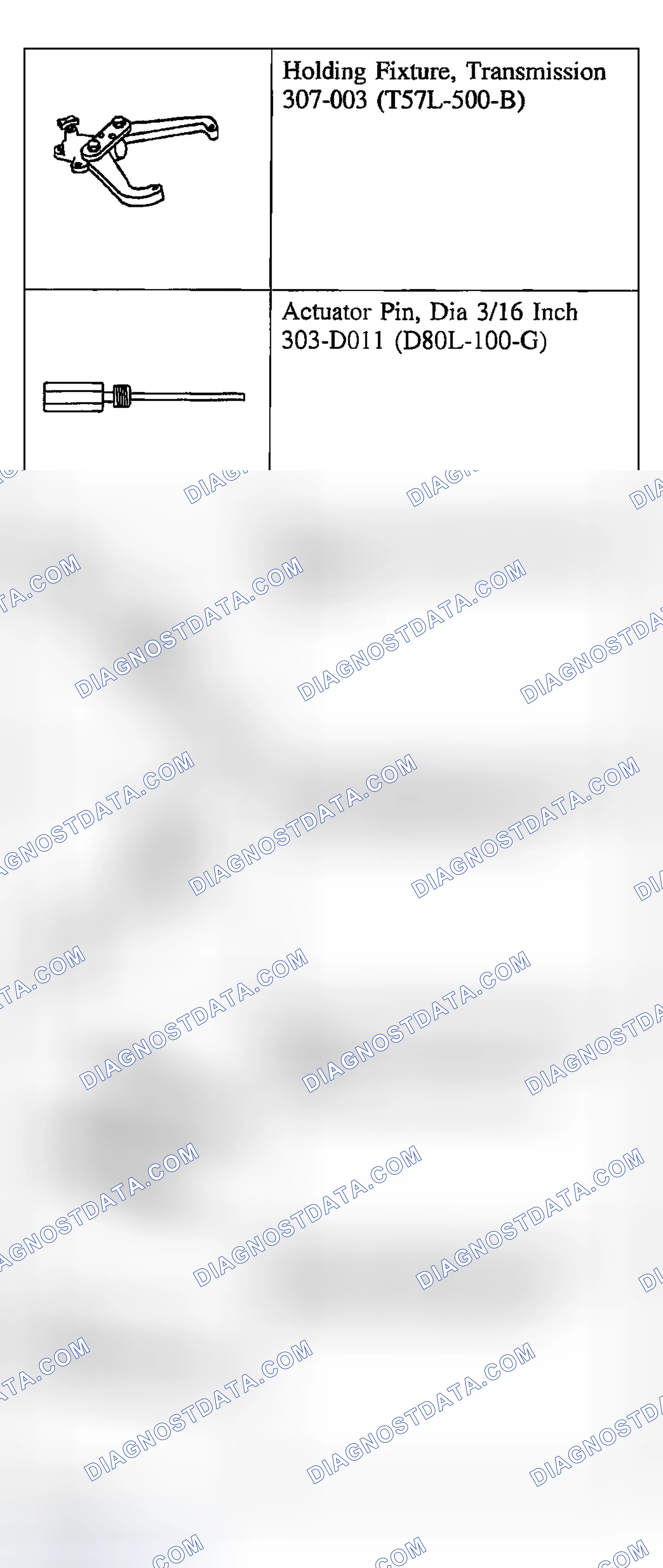 Scheme 405: Special Tool(s)