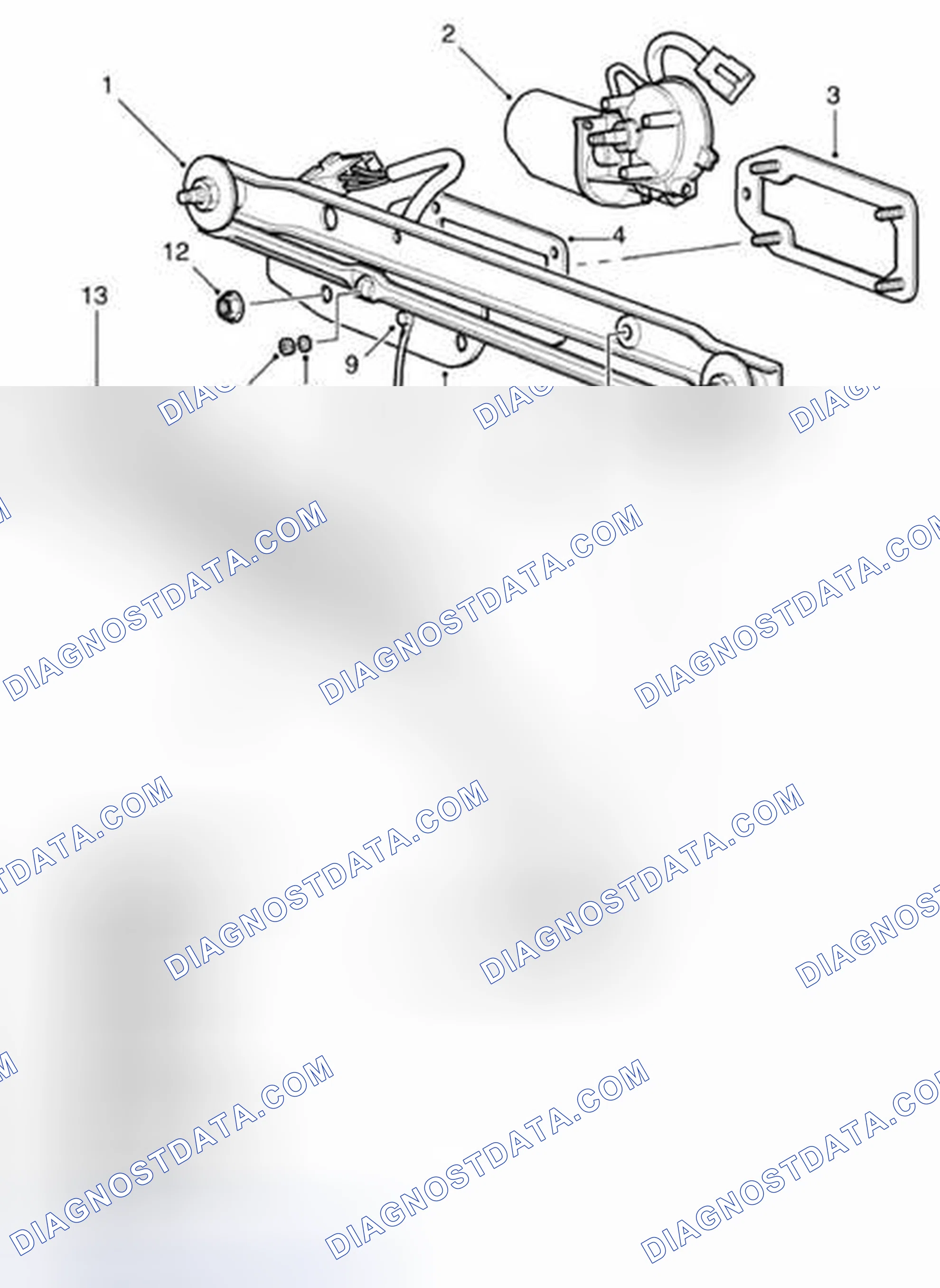 Scheme 2: Front wiper components