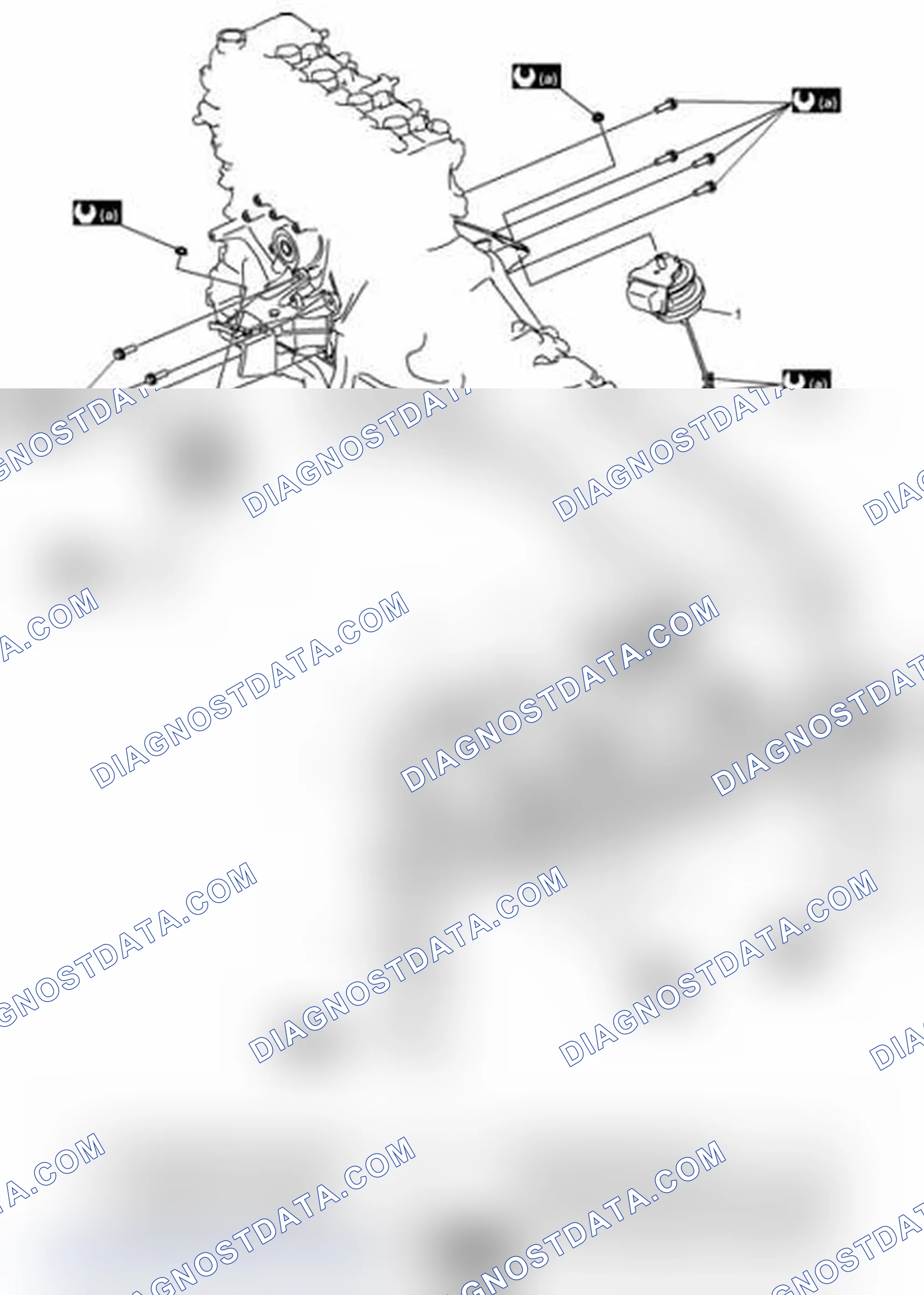 Scheme 71: Engine Mountings Components