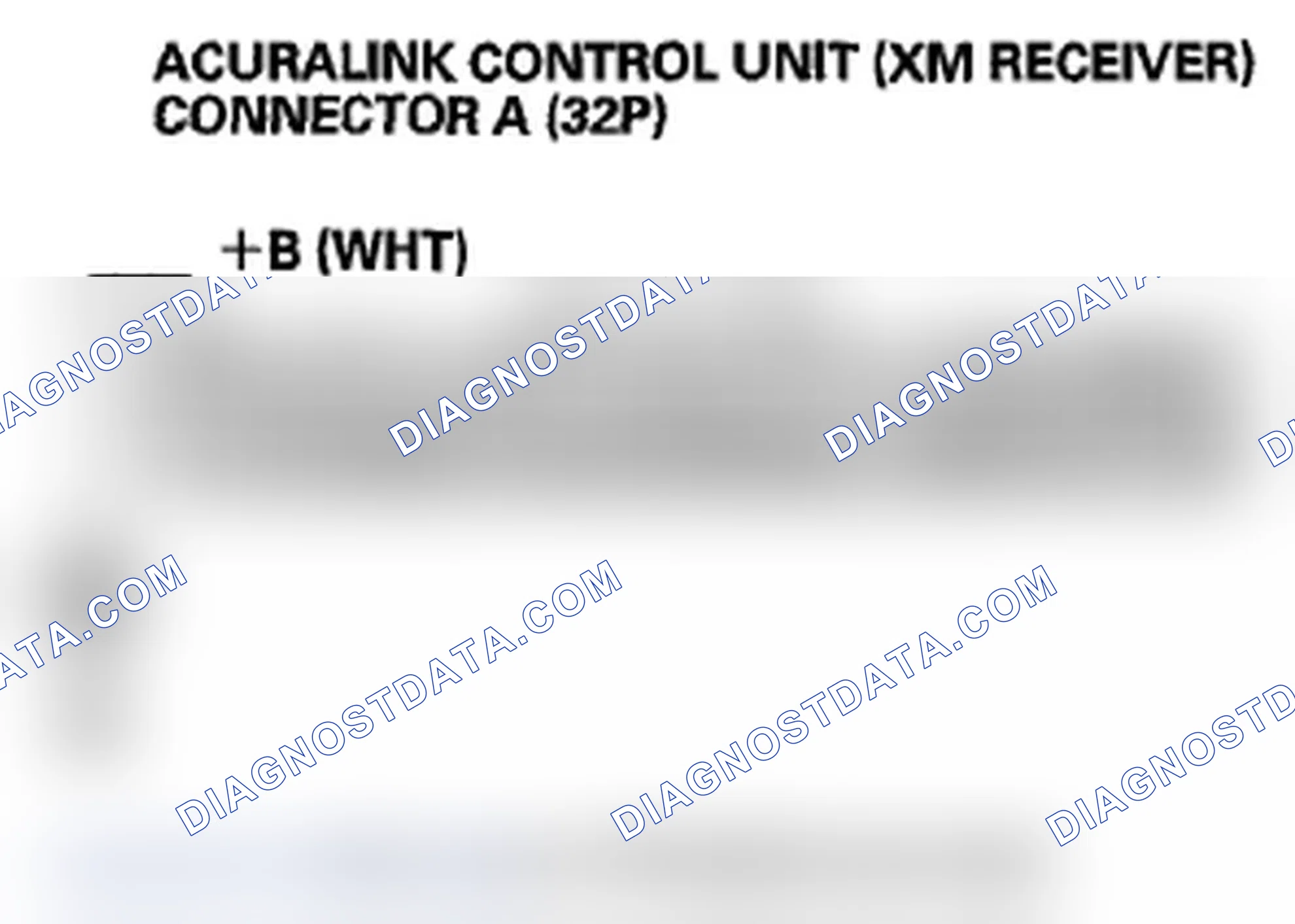 Scheme 273: XM radio preset memory is lost (with ELS audio, with AcuraLink)