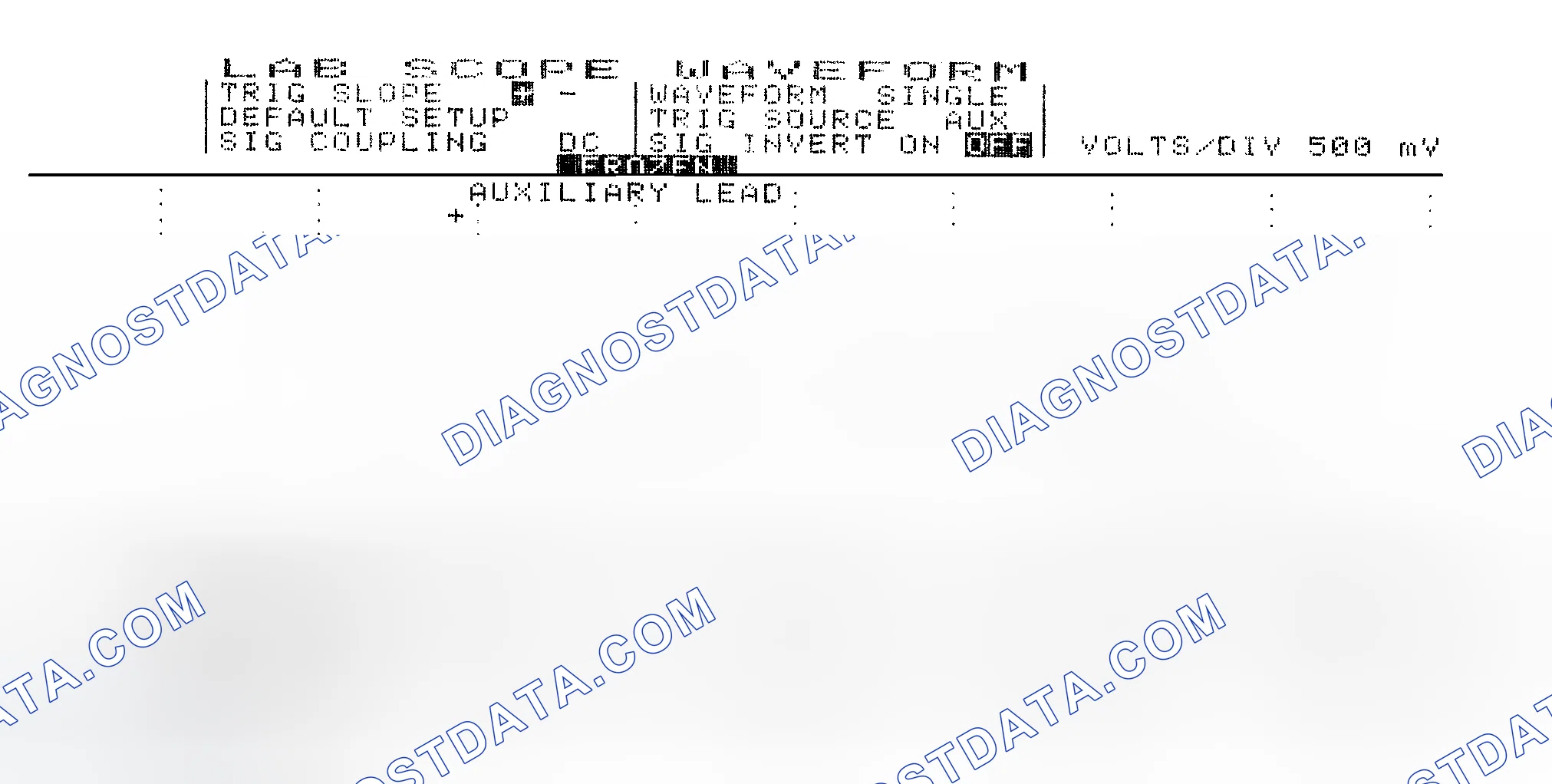 Scheme 14: Single Injector w/Excessive Current Flow - Current Pattern