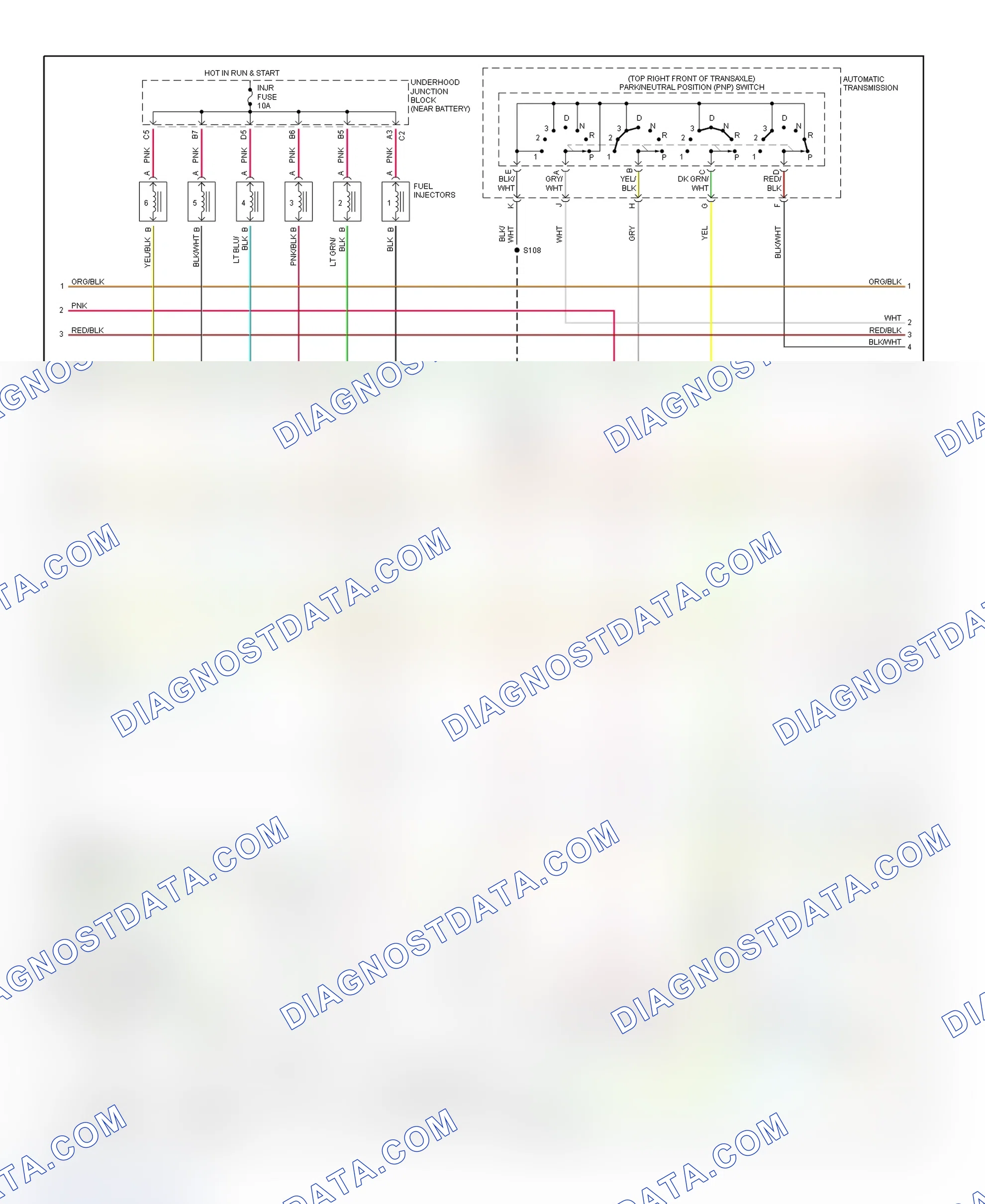 Scheme 151: PCM Wiring Diagram (Park Avenue - 3.8L - 2 Of 4)