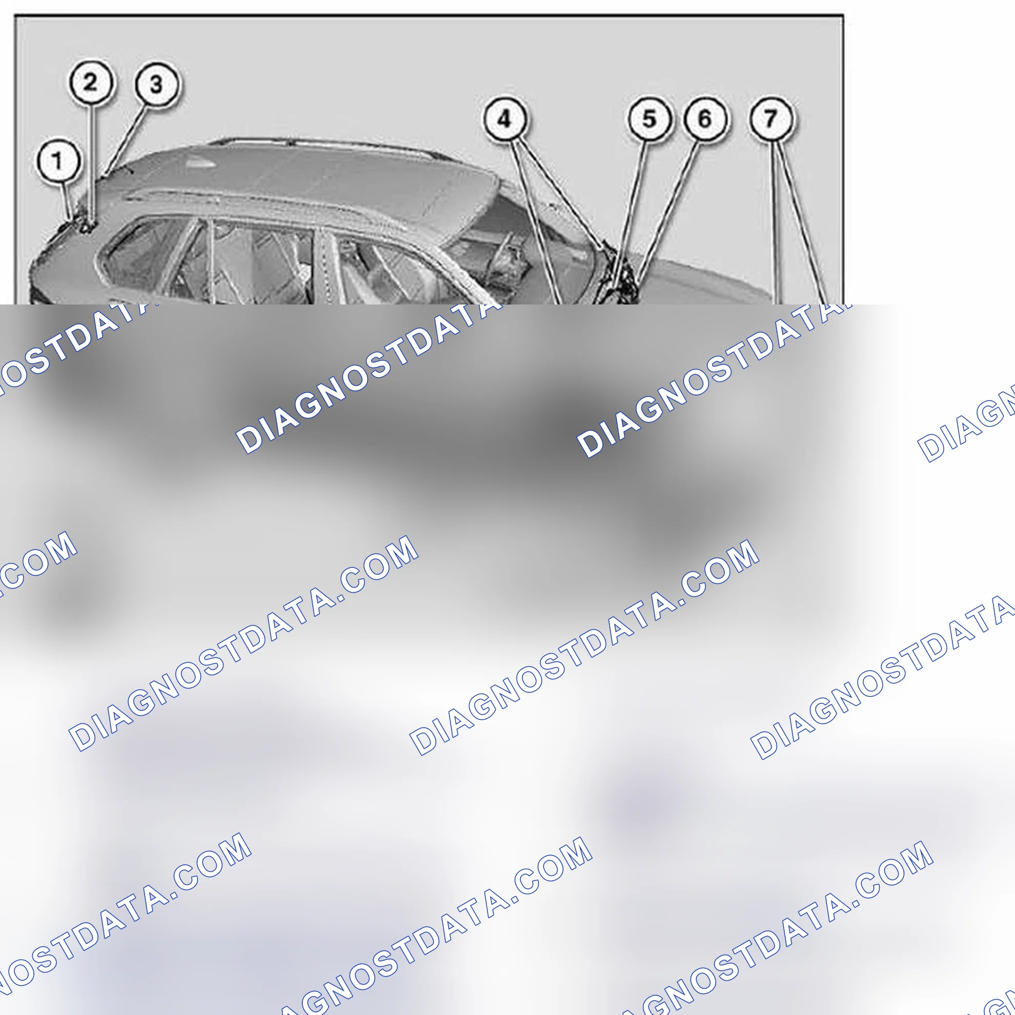 Scheme 243: 61 61.. OVERVIEW OF WINDSCREEN WIPER, WINDSCREEN WASHER AND HEADLIGHT WASHER SYSTEMS