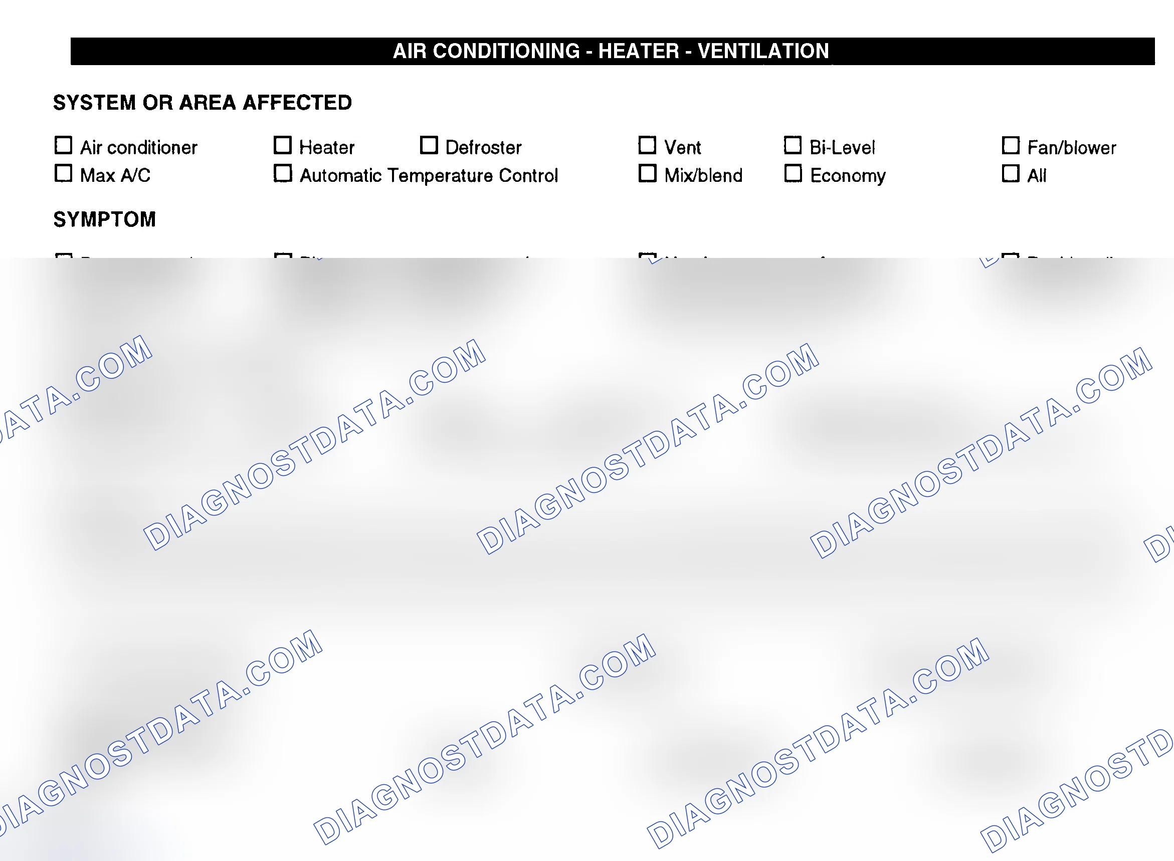 Scheme 8: Air Conditioning, Heater & Ventilation