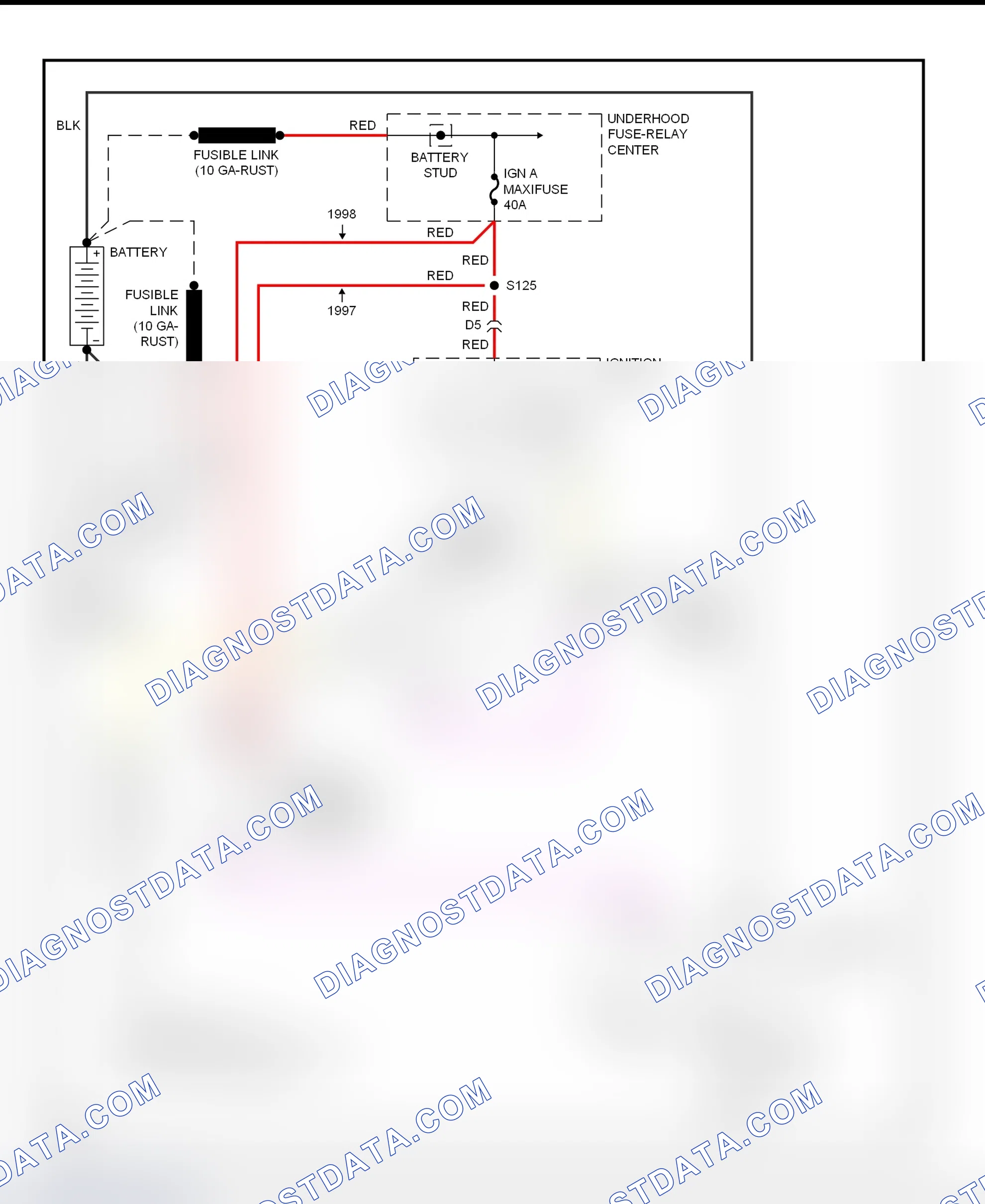 Scheme 12: Starting System Schematic (Express & Savana - Gasoline)
