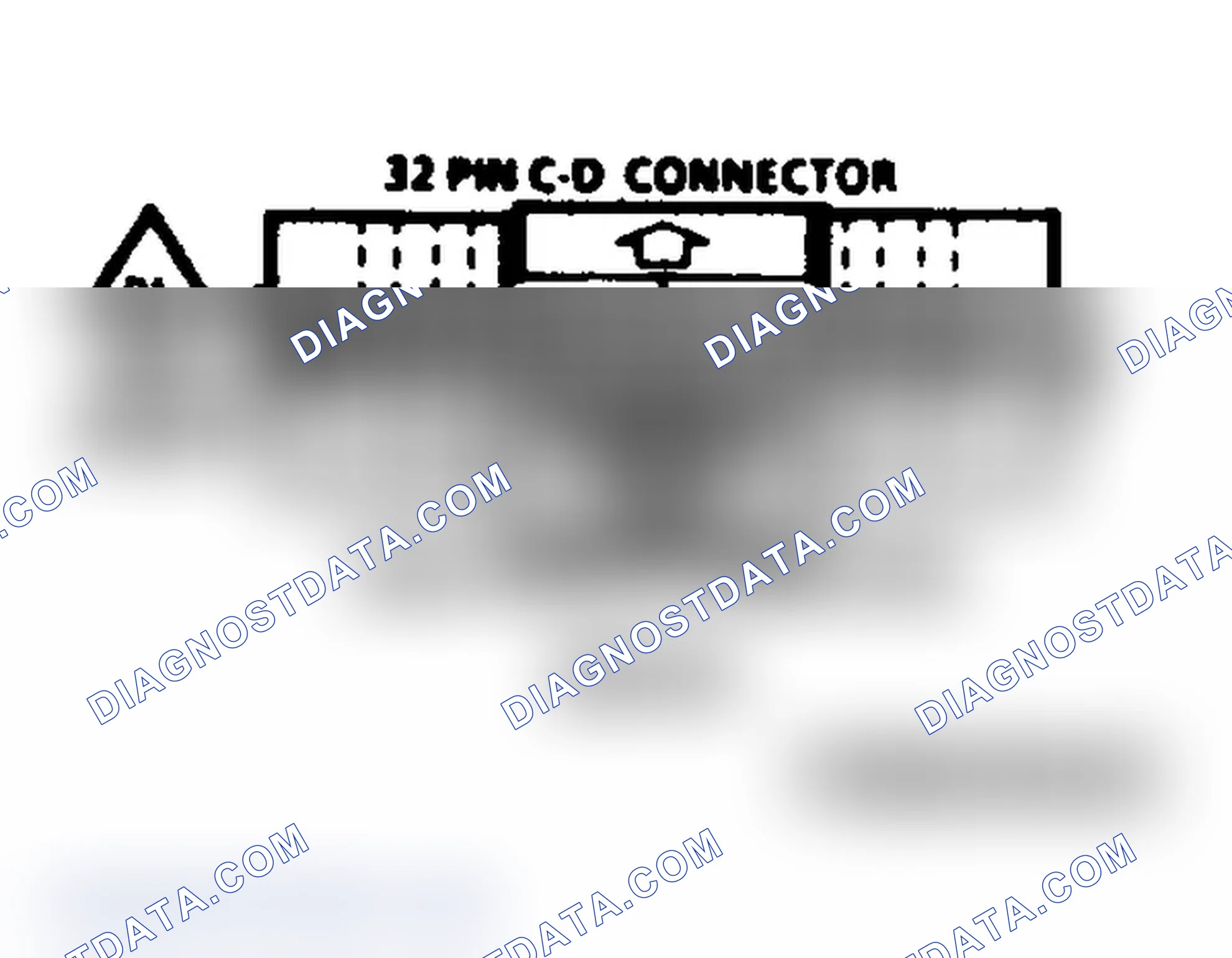 Scheme 2: Black 32 PIN C-D Connector/Pin Voltage, 4.3L VIN Z, (Caprice)