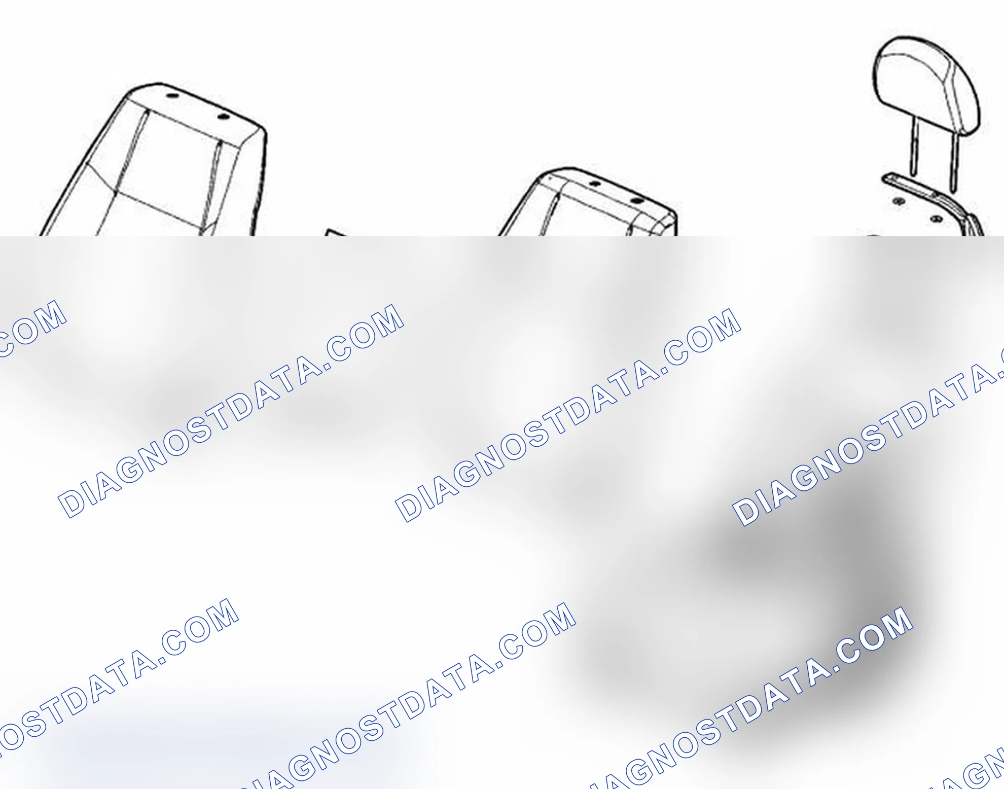 Scheme 22: Head Restraint Guide Replacement - Front Seat