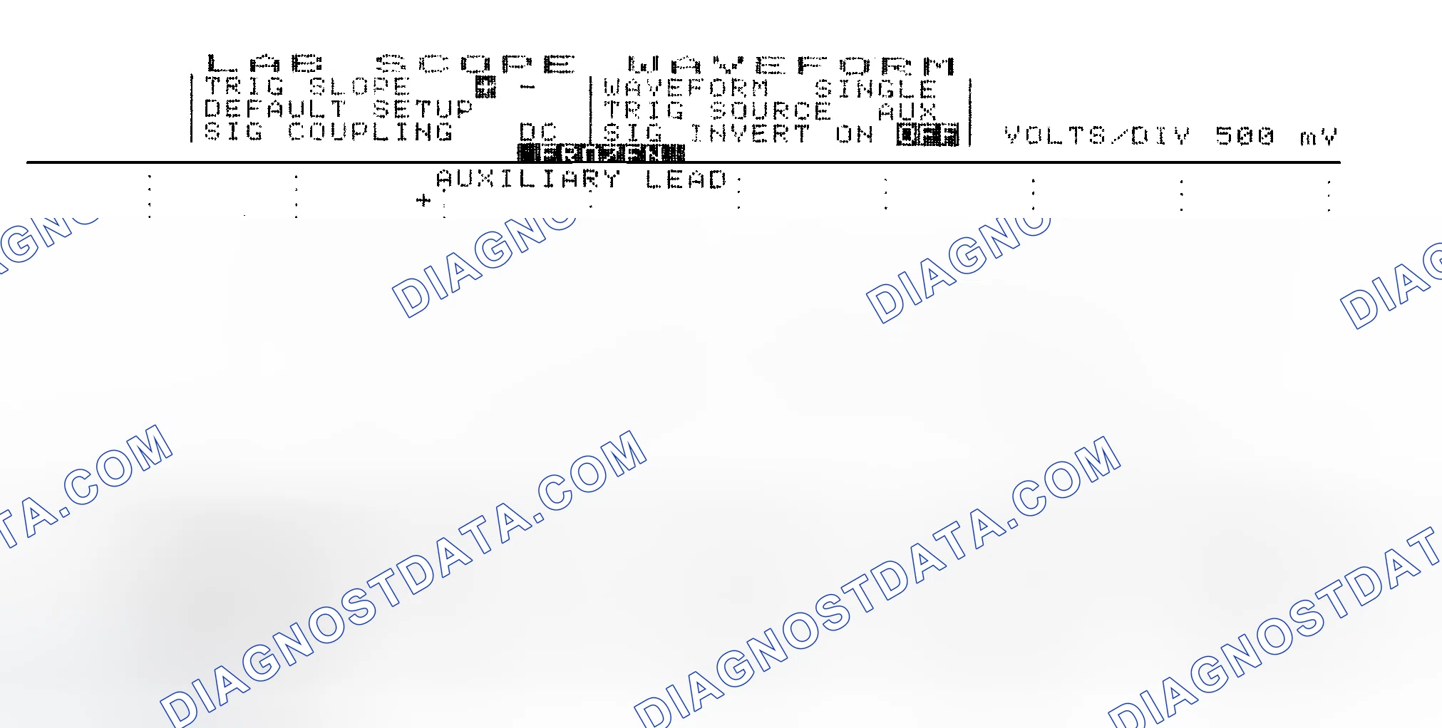 Scheme 14: Single Injector w/Excessive Current Flow - Current Pattern
