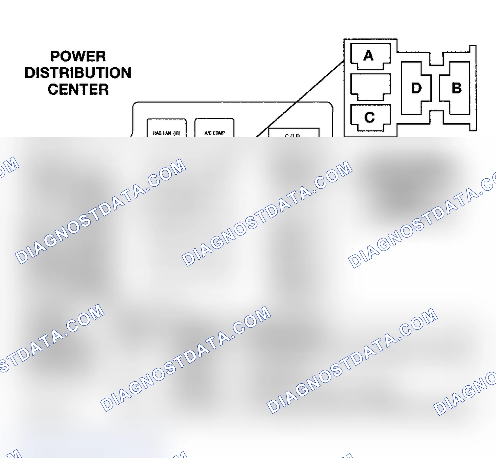 Scheme 47: TEST TC-92A - LOW SPEED FAN CONTROL RELAY CIRCUIT