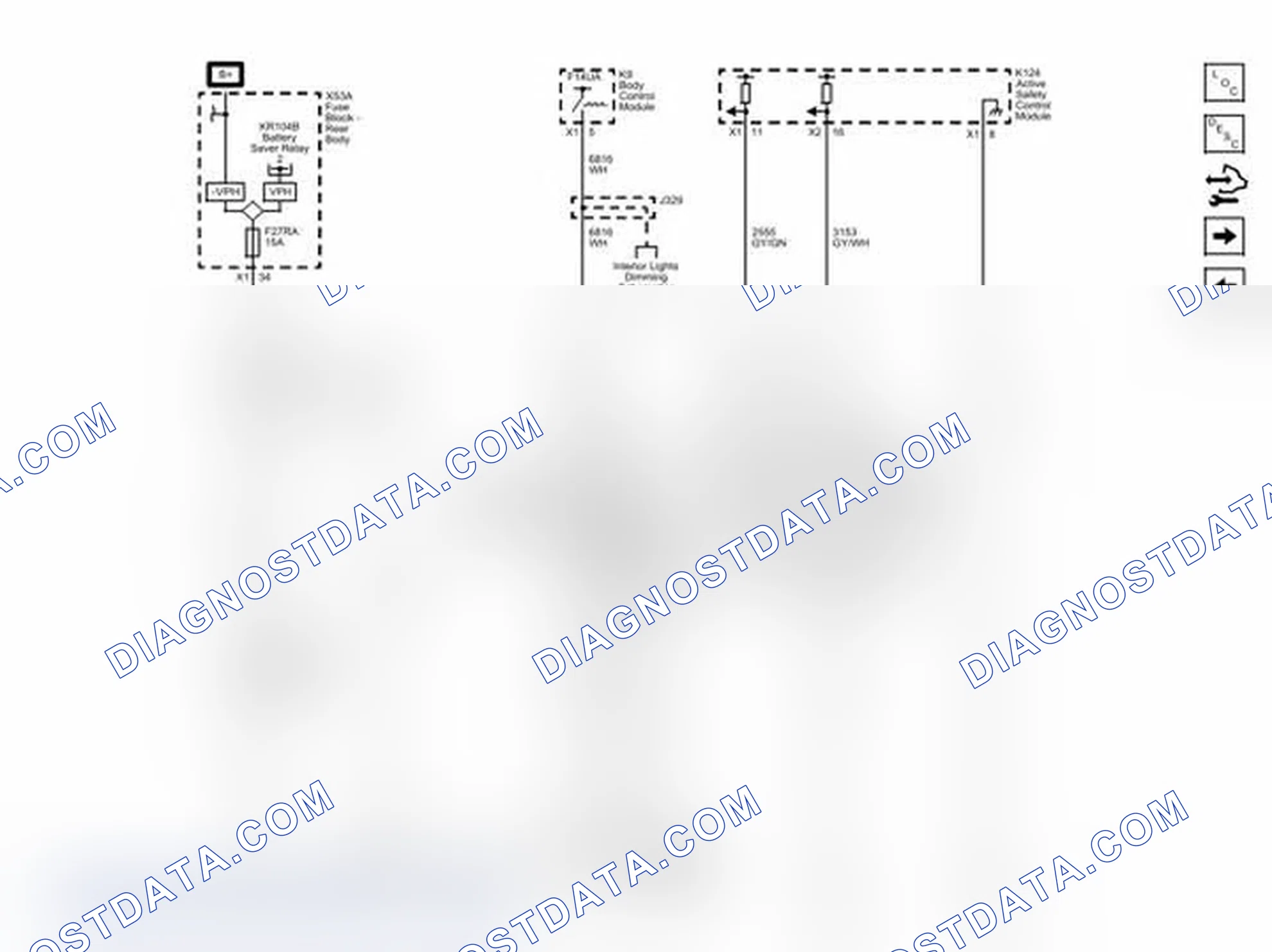 Scheme 8: Collision Avoidance - Modules Power, Ground, and Controls (UGN or UVZ)