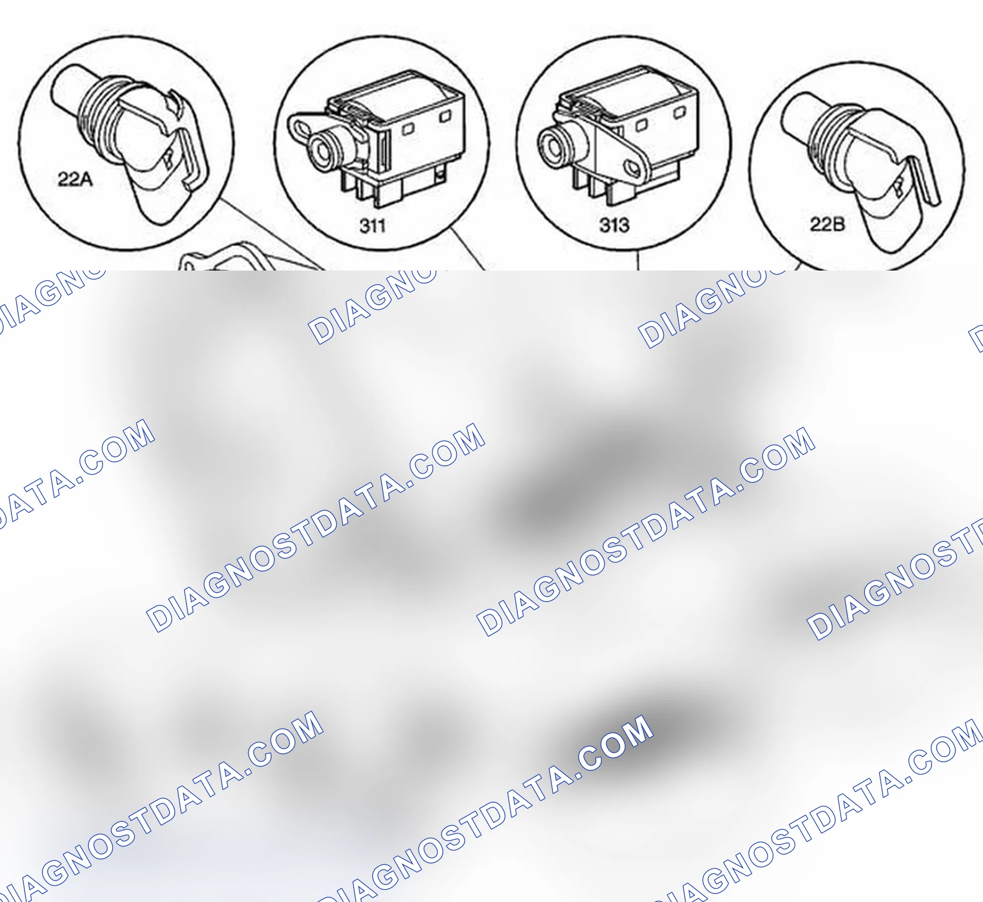 Scheme 227: Automatic Transmission Electronic Component Views