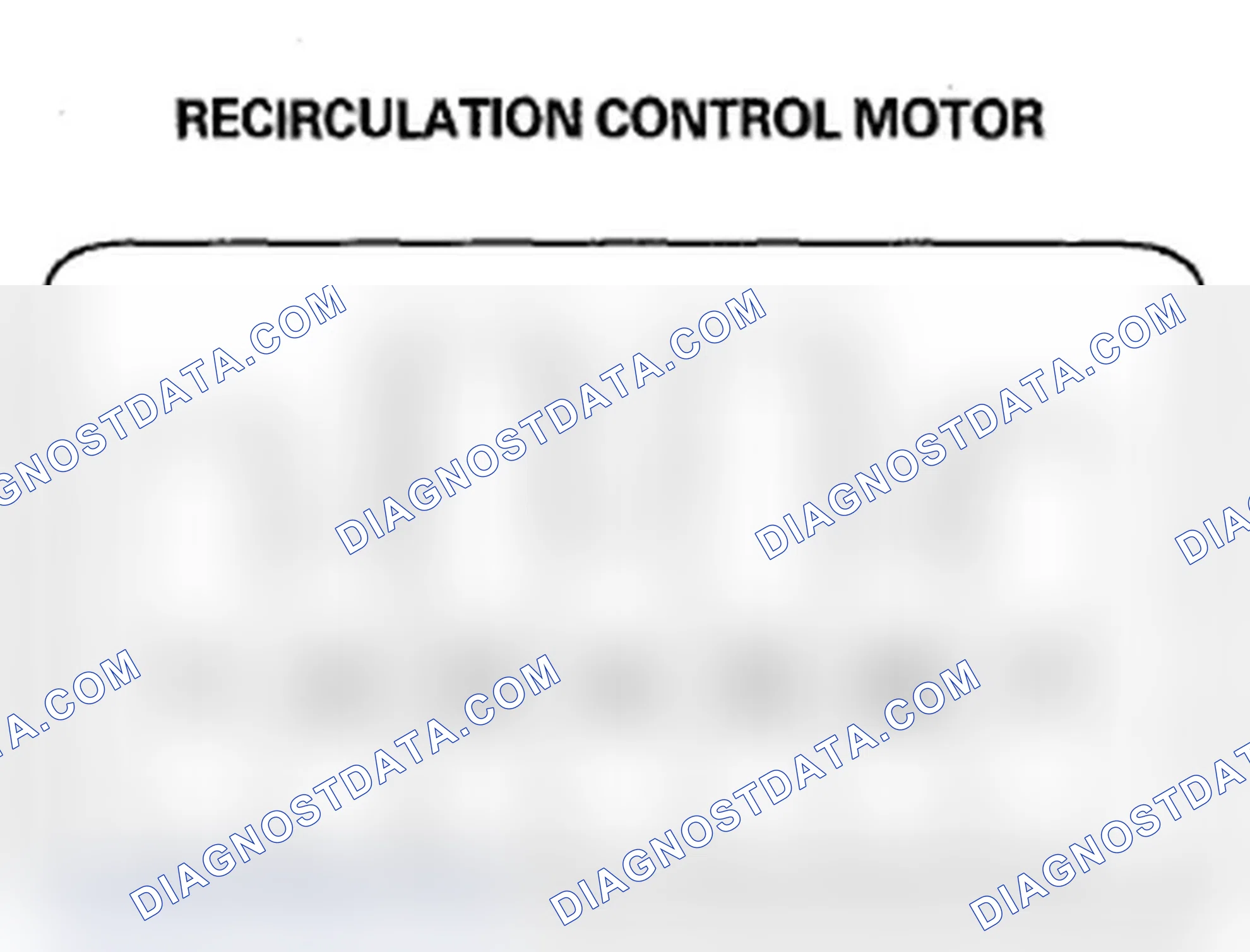 Scheme 338: Recirculation Control Motor Test