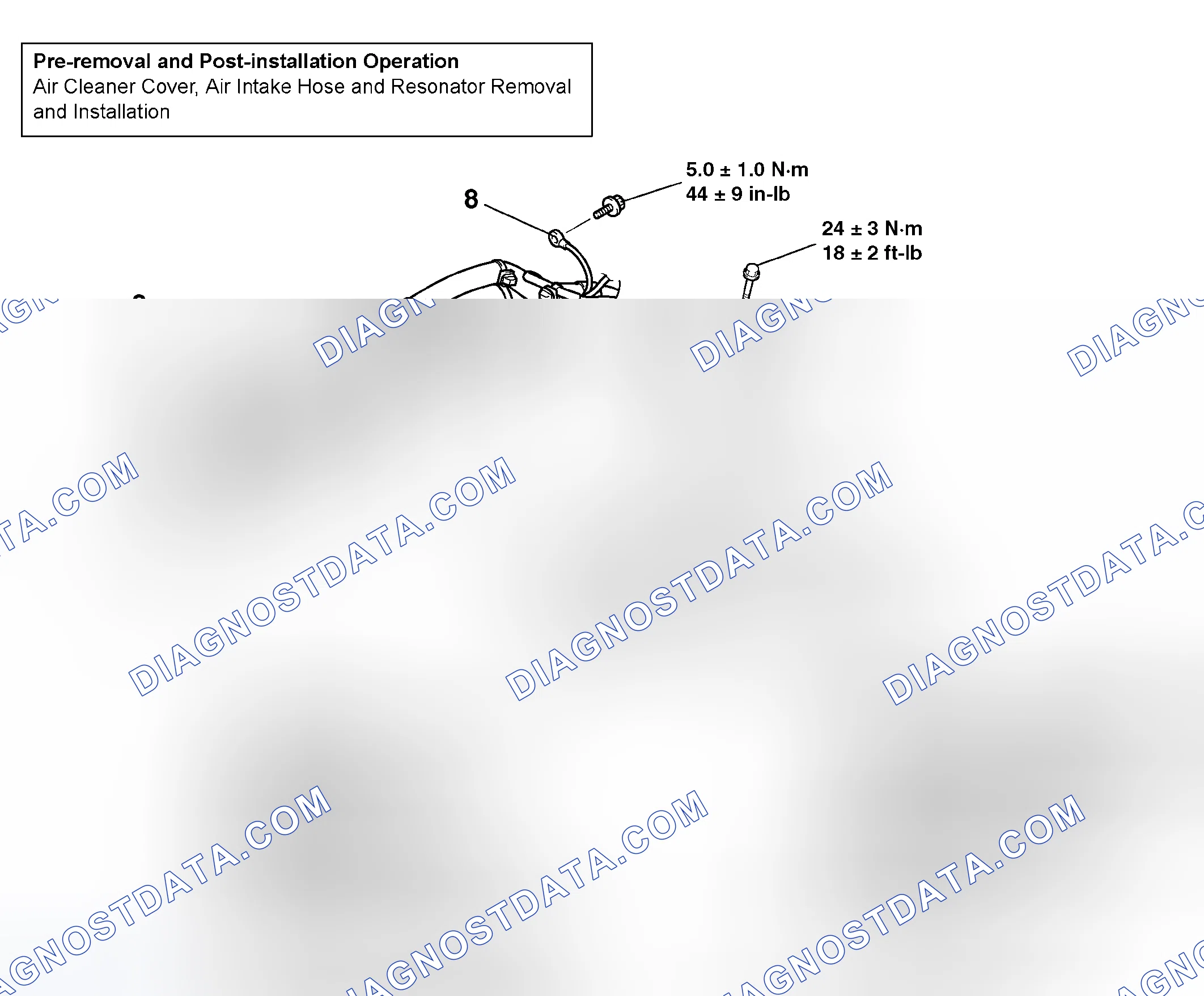 Scheme 33: REMOVAL AND INSTALLATION < 2.4L ENGINE >