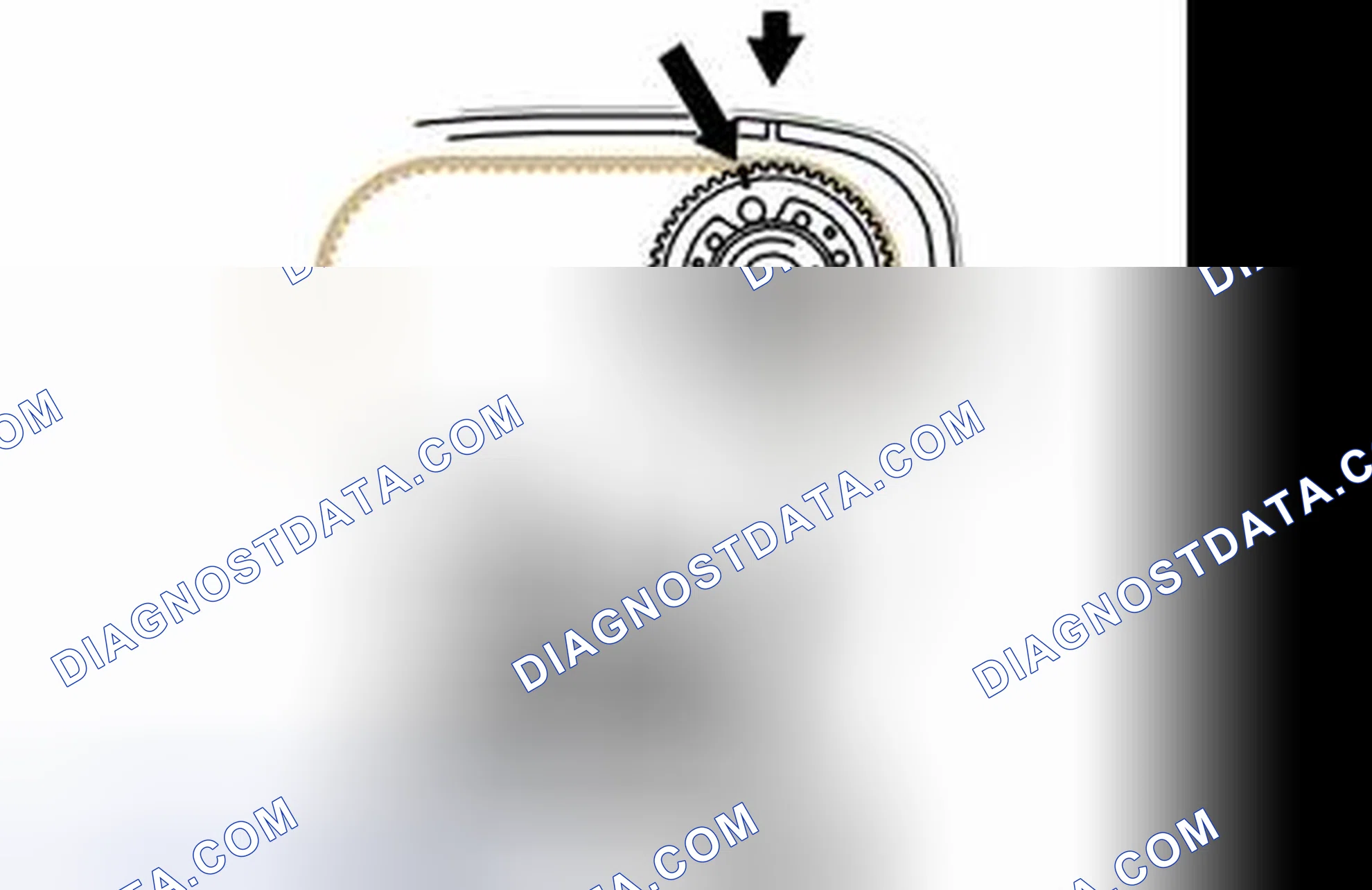 Scheme 497: Installing the Variable Valve Timing (VVT) Unit On the Intake Camshaft