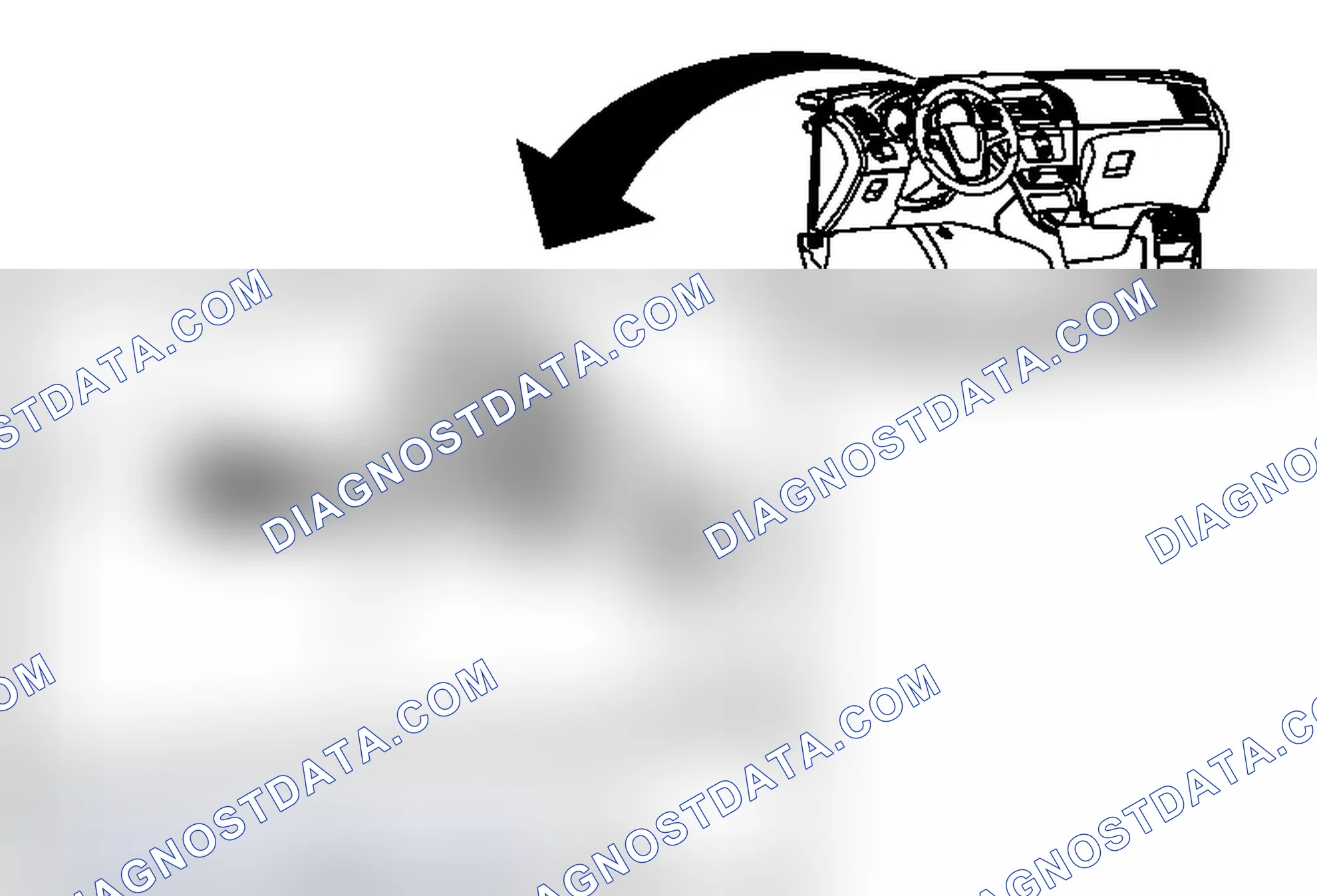 Scheme 69: Duct Air Temperature Sensor Replacement - Upper Left Side (Left Hand Drive)