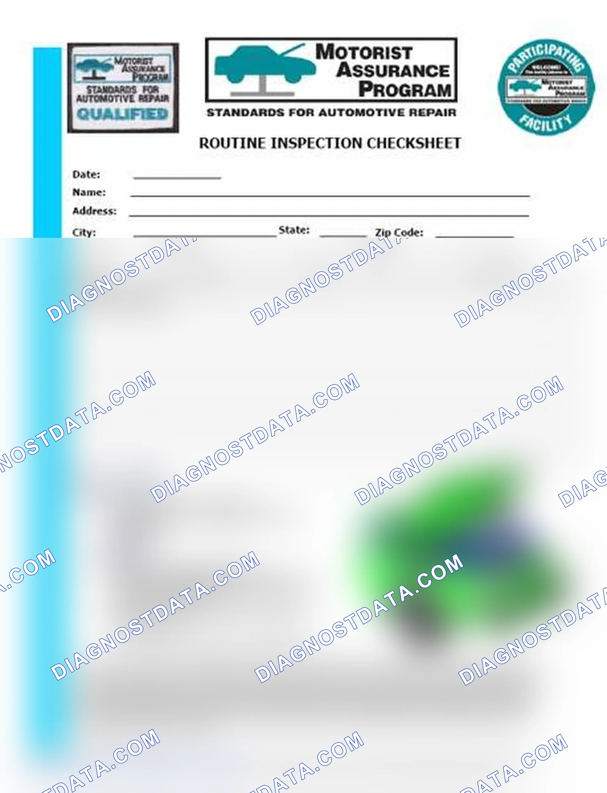 Scheme 26: Routine Inspection Checksheet (1 Of 2)
