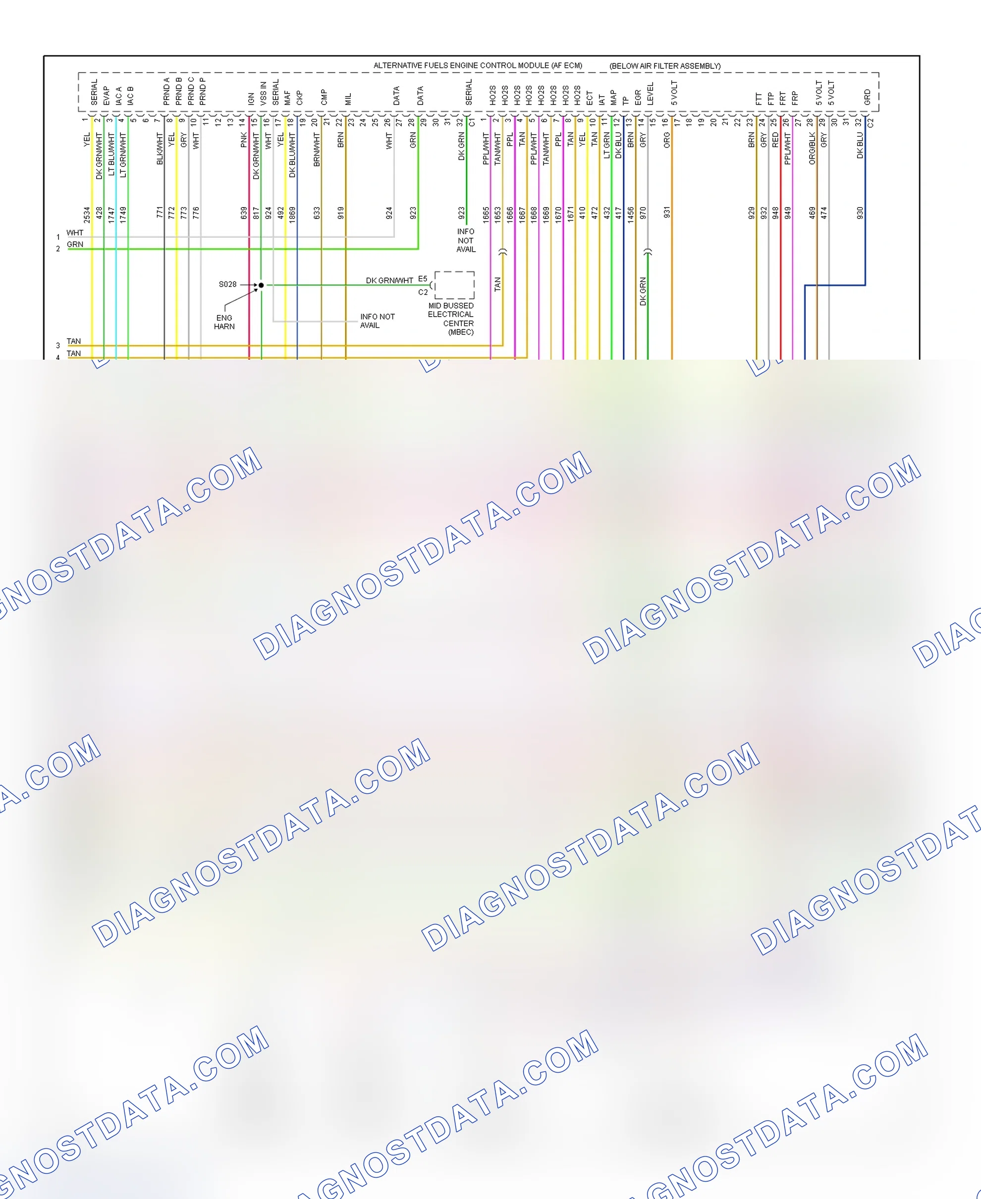 Scheme 42: PCM Wiring Diagram (Sierra & Silverado - 6.0L CNG - 5 Of 8)