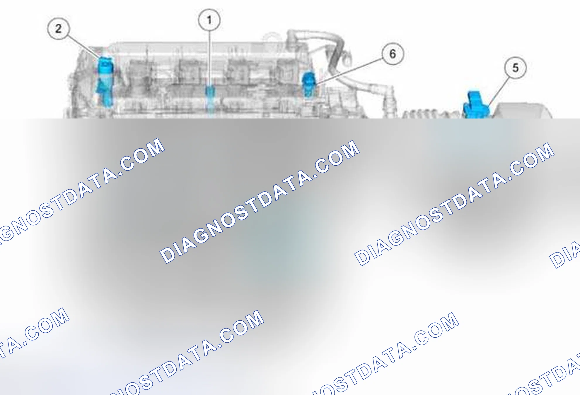 Scheme 120: LH Engine Sensor Locations
