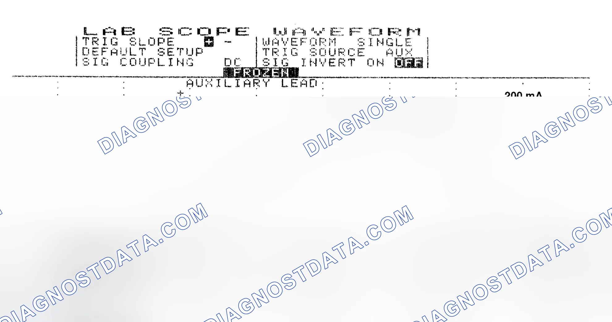 Scheme 13: Single Injector w/Normal Current Flow - Current Pattern
