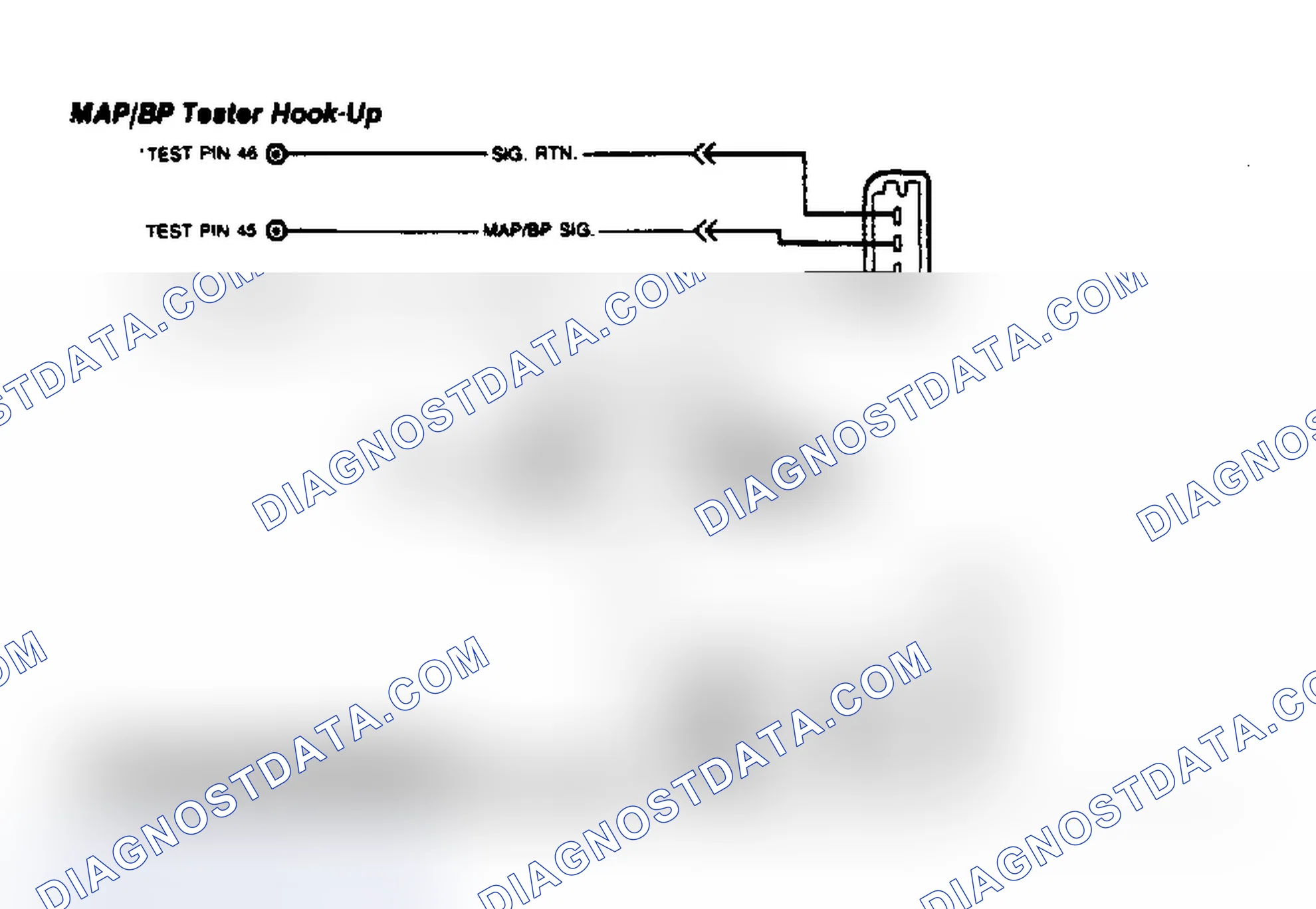 Scheme 15: TEST B6 - MANIFOLD ABSOLUTE PRESSURE/BAROMETRIC PRESSURE (MAP/BP) SENSOR
