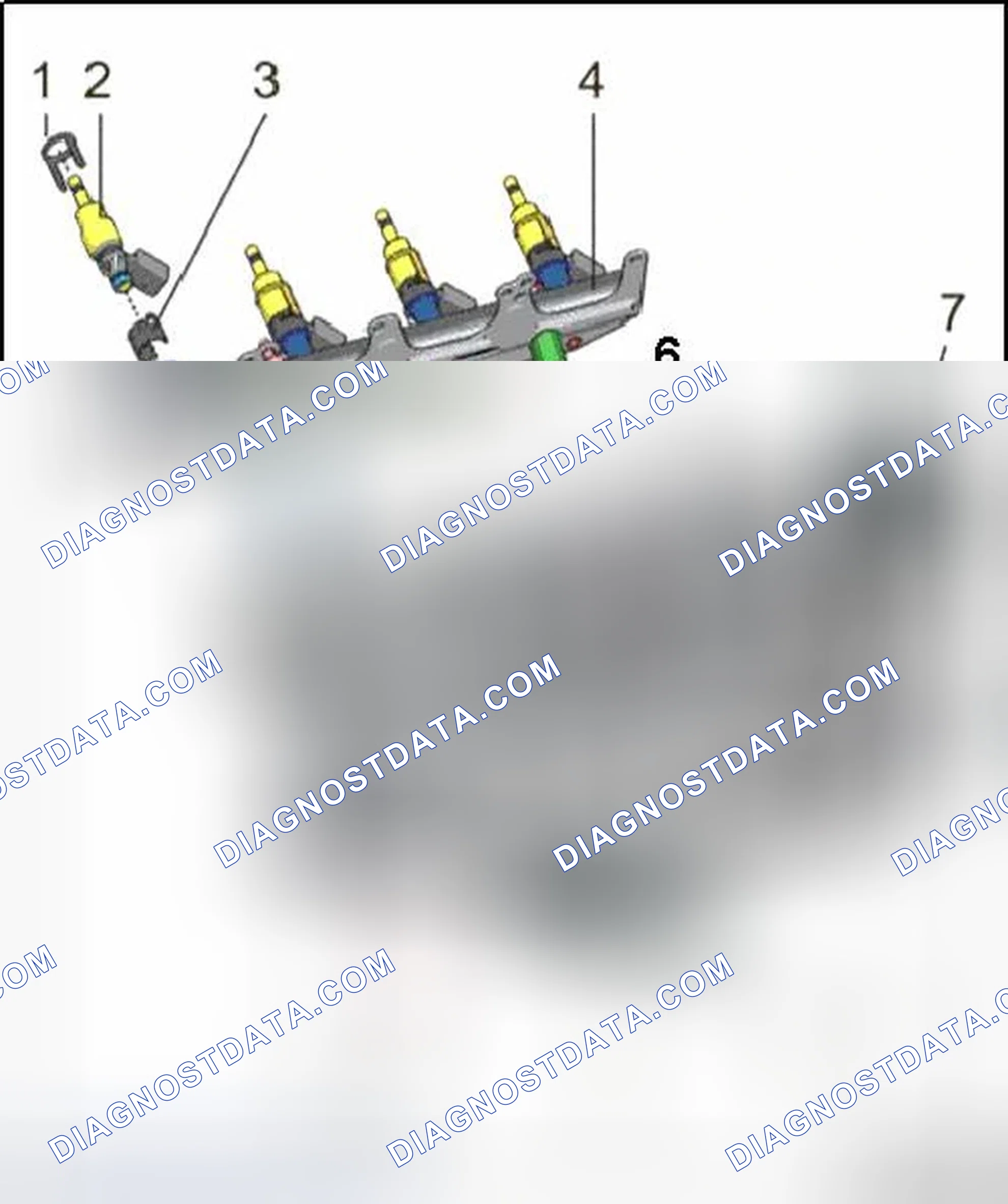 Scheme 114: FUEL RAIL ASSEMBLY OVERVIEW