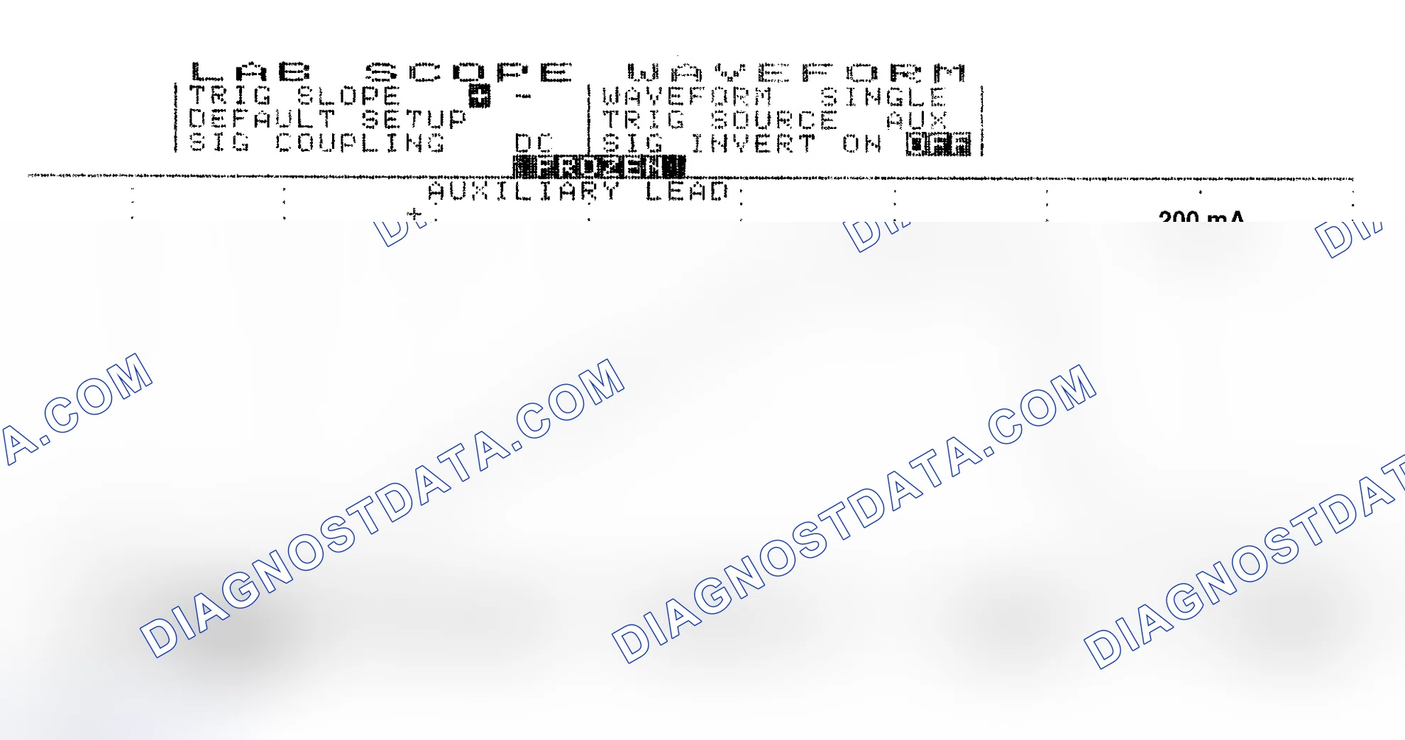 Scheme 13: Single Injector w/Normal Current Flow - Current Pattern