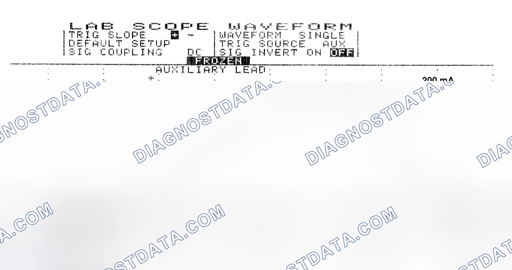 Scheme 13: Single Injector w/Normal Current Flow - Current Pattern