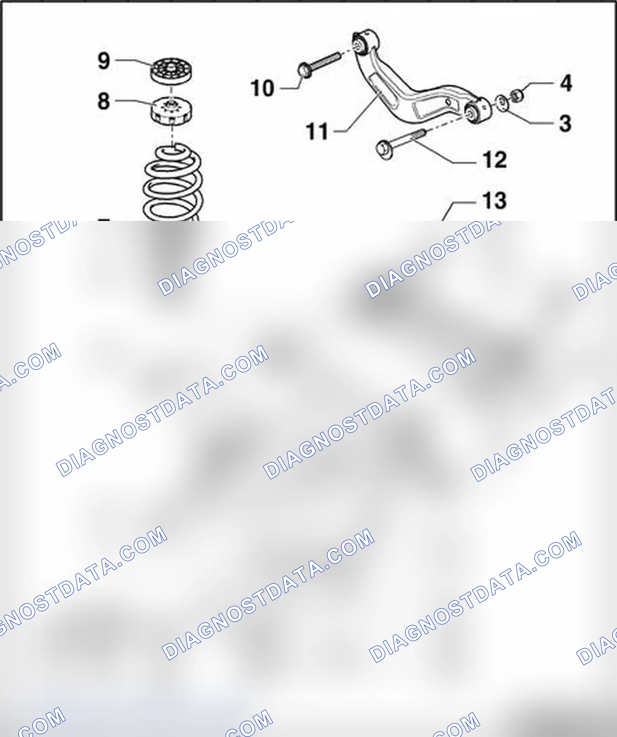 Scheme 176: Part III, Trapezoidal control arm, transverse link, tie rod