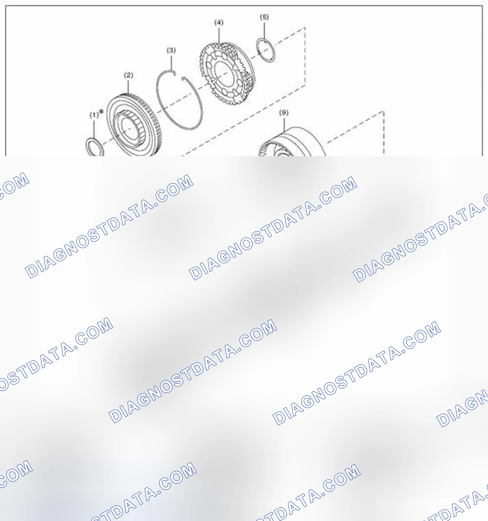 Scheme 181: FRONT PLANETARY CARRIER AND MIDDLE & REAR PLANETARY CARRIER