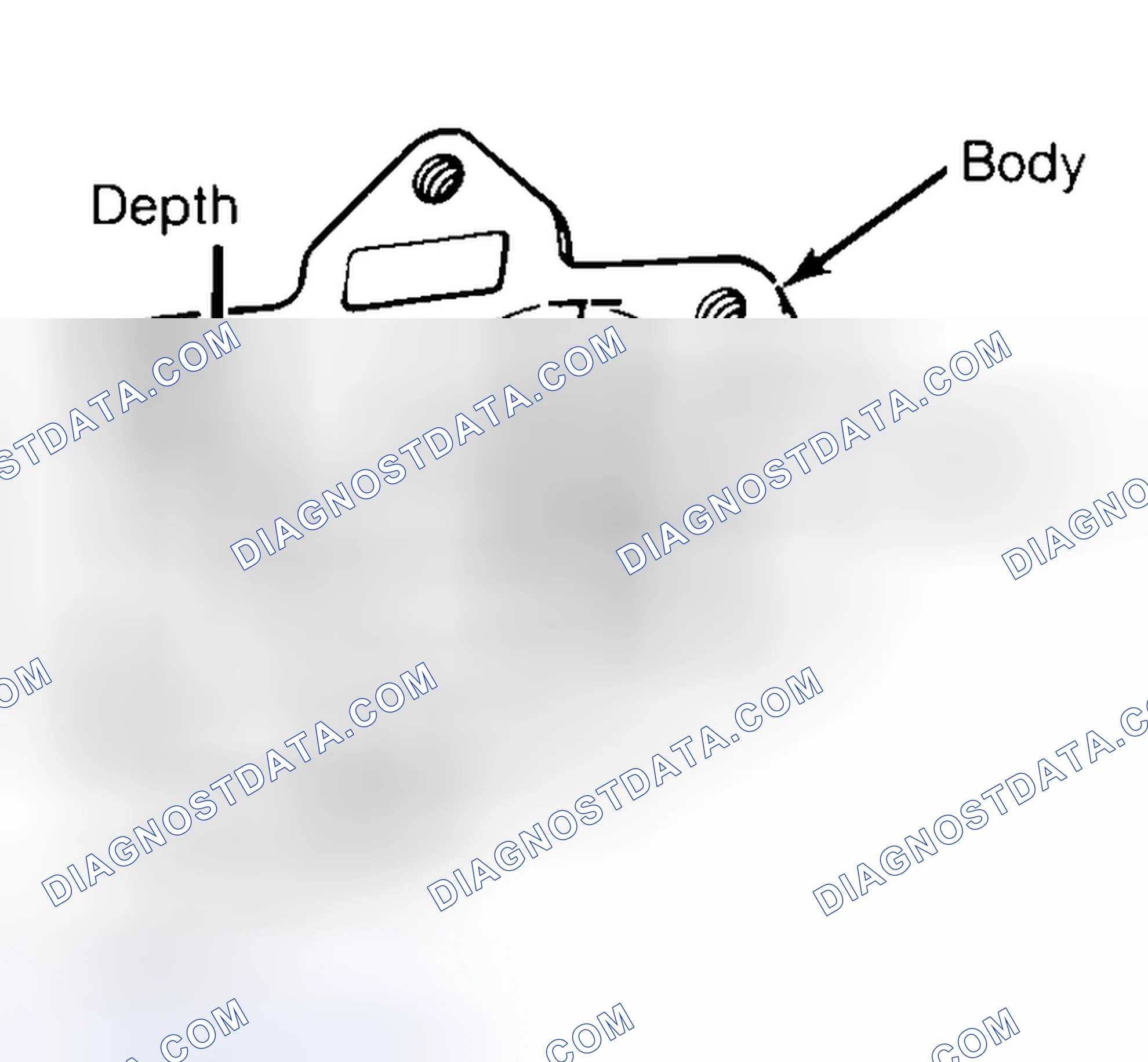 Scheme 35: Measuring Oil Pump Gear Cavity