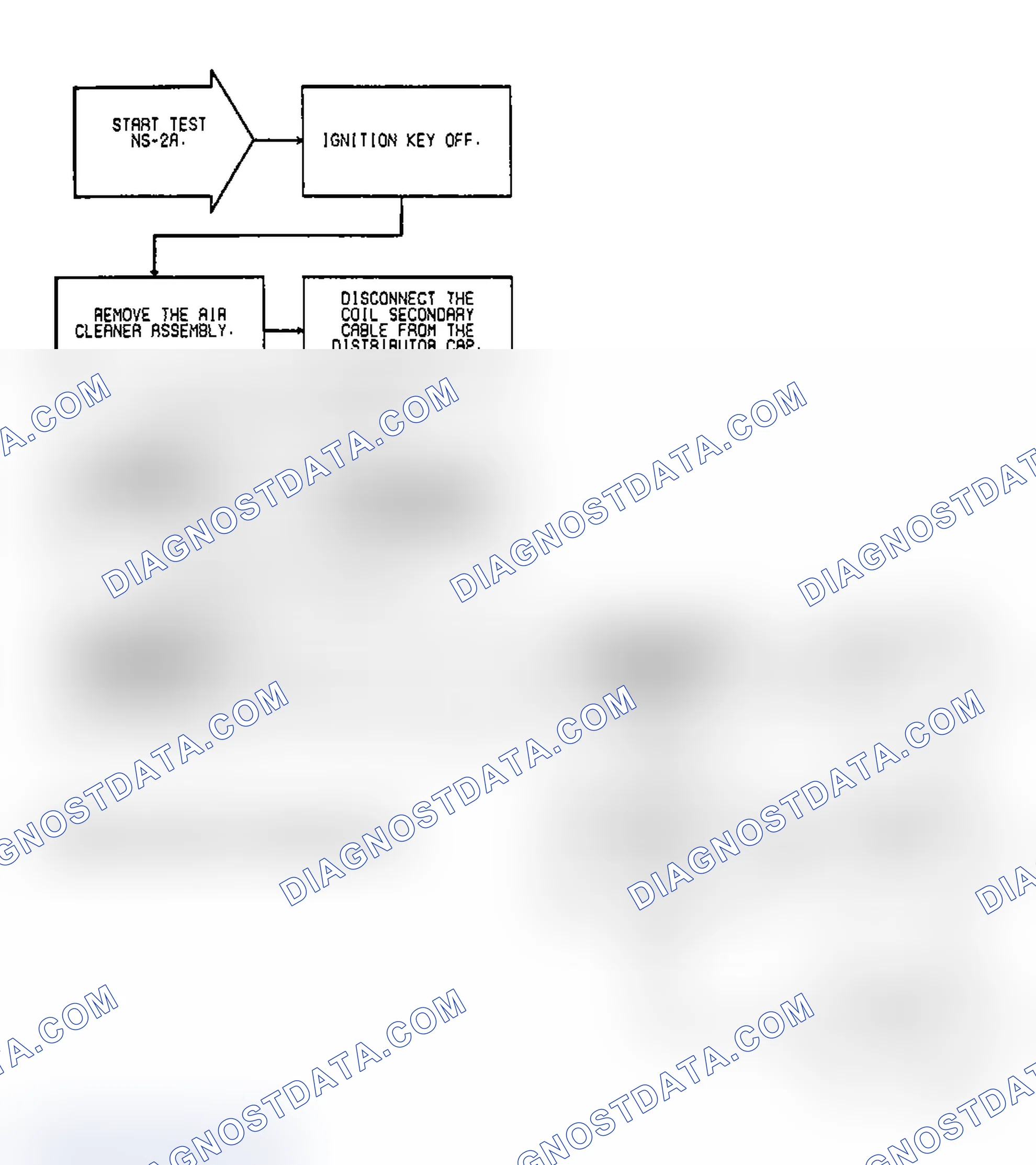 Scheme 12: Test NS-2A: (1 of 2) Fuel Spray & Fault Messages With DRB-II