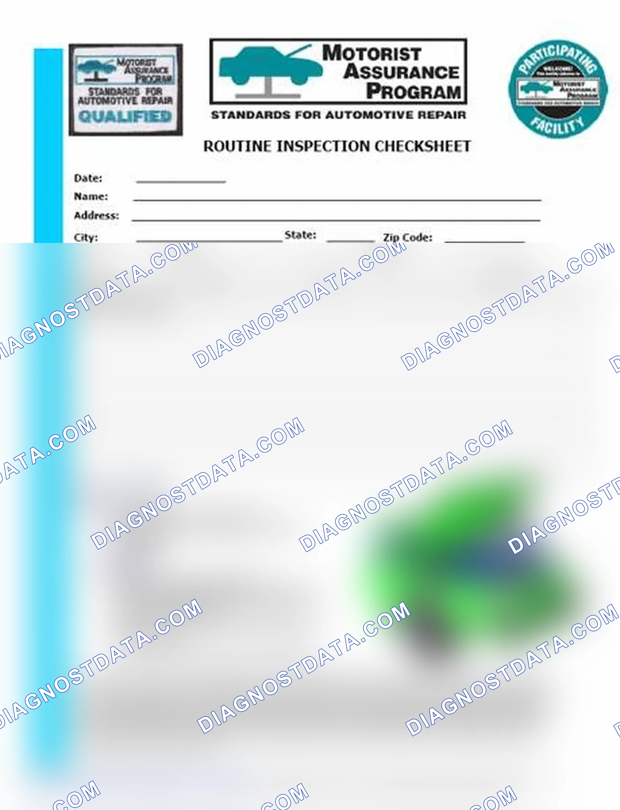 Scheme 26: Routine Inspection Checksheet (1 Of 2)