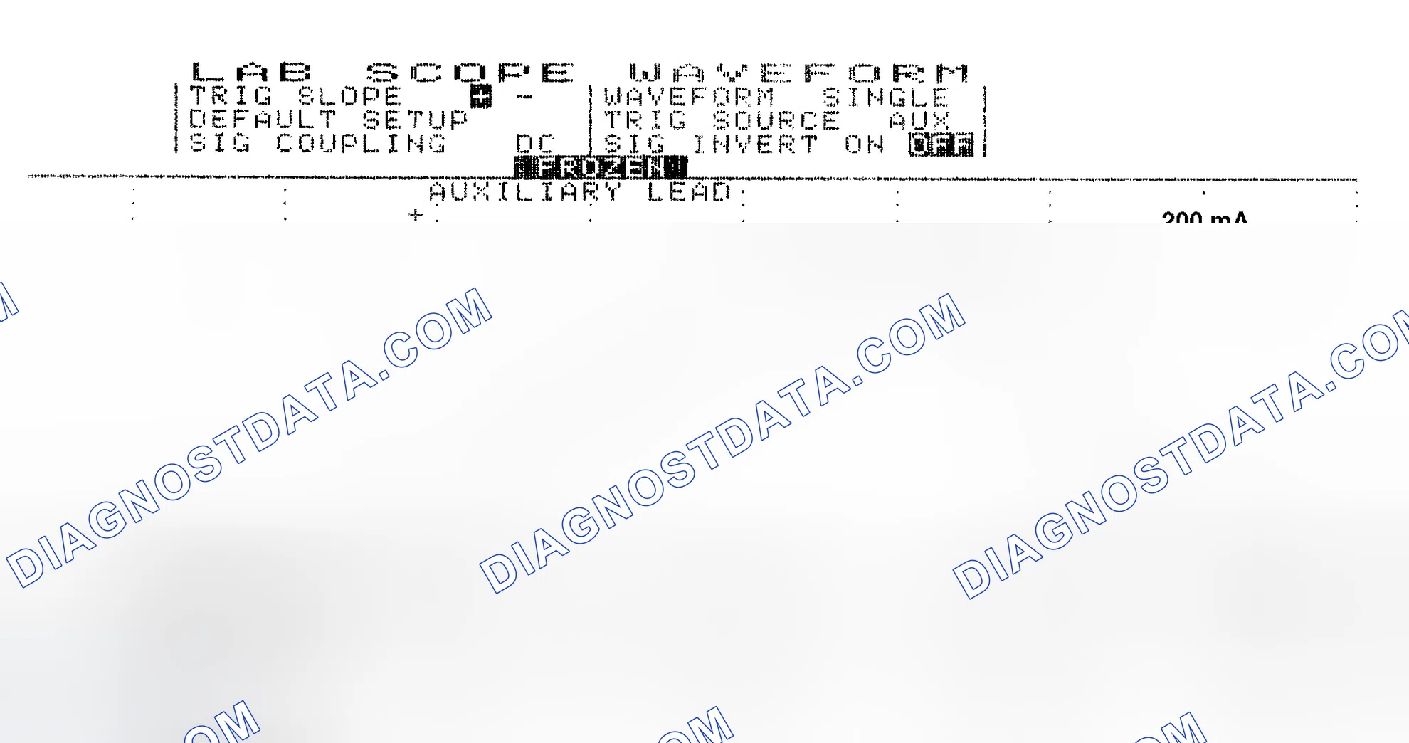 Scheme 13: Single Injector w/Normal Current Flow - Current Pattern