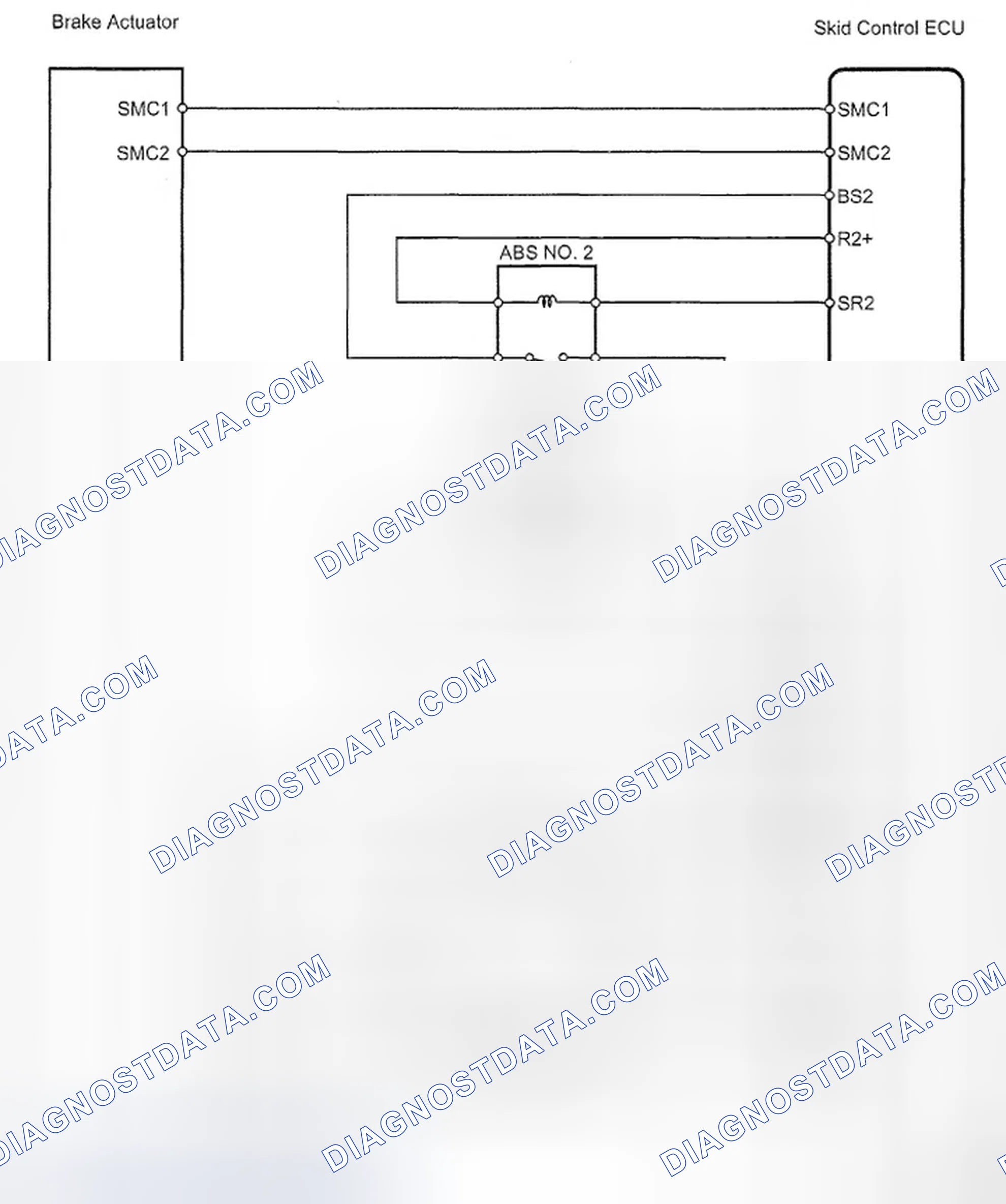 Fig. 87: Brake Control Power Supply - Wiring Diagram (1 Of 3)