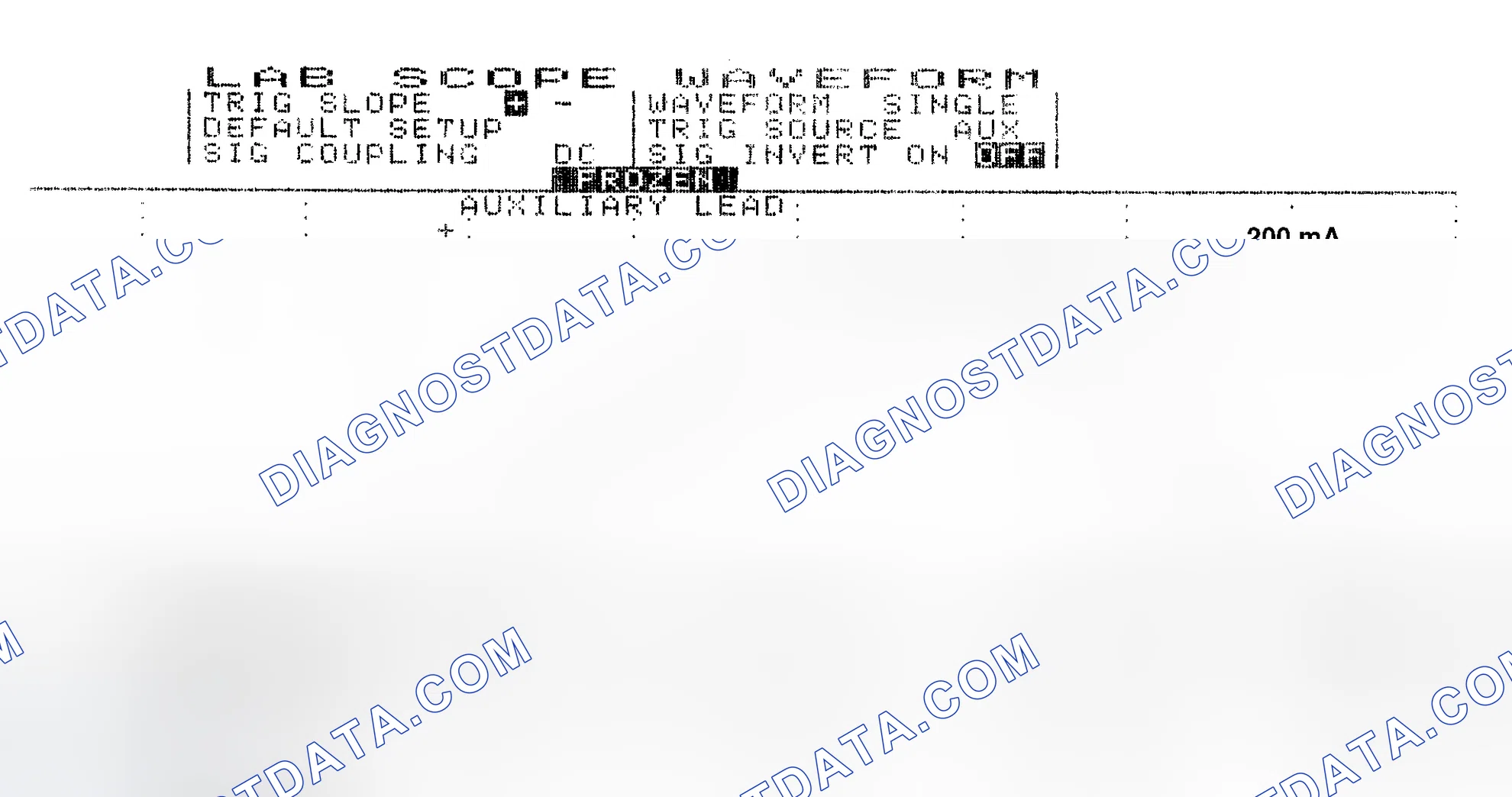 Scheme 13: Single Injector w/Normal Current Flow - Current Pattern