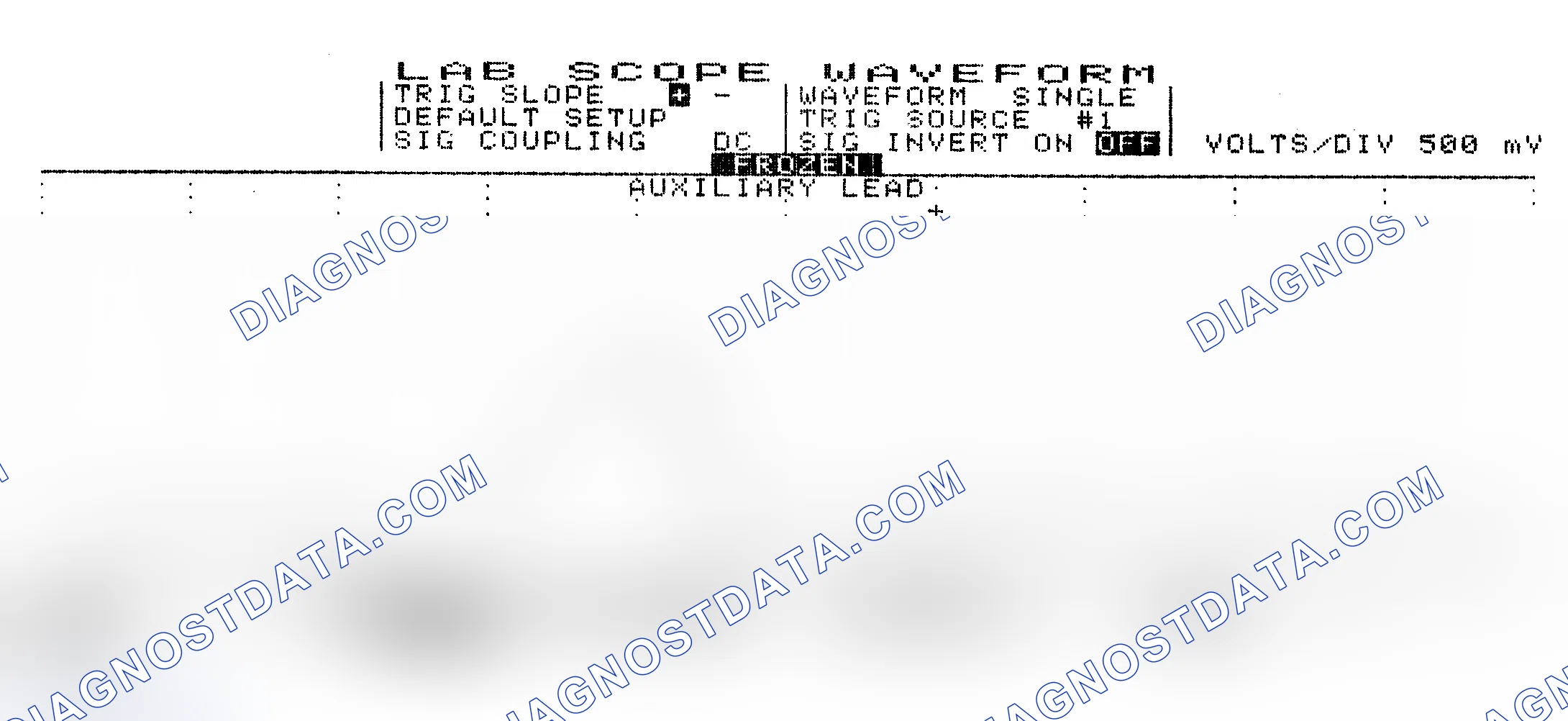 Scheme 10: Single Injector w/Excessive Current Flow - Current Pattern