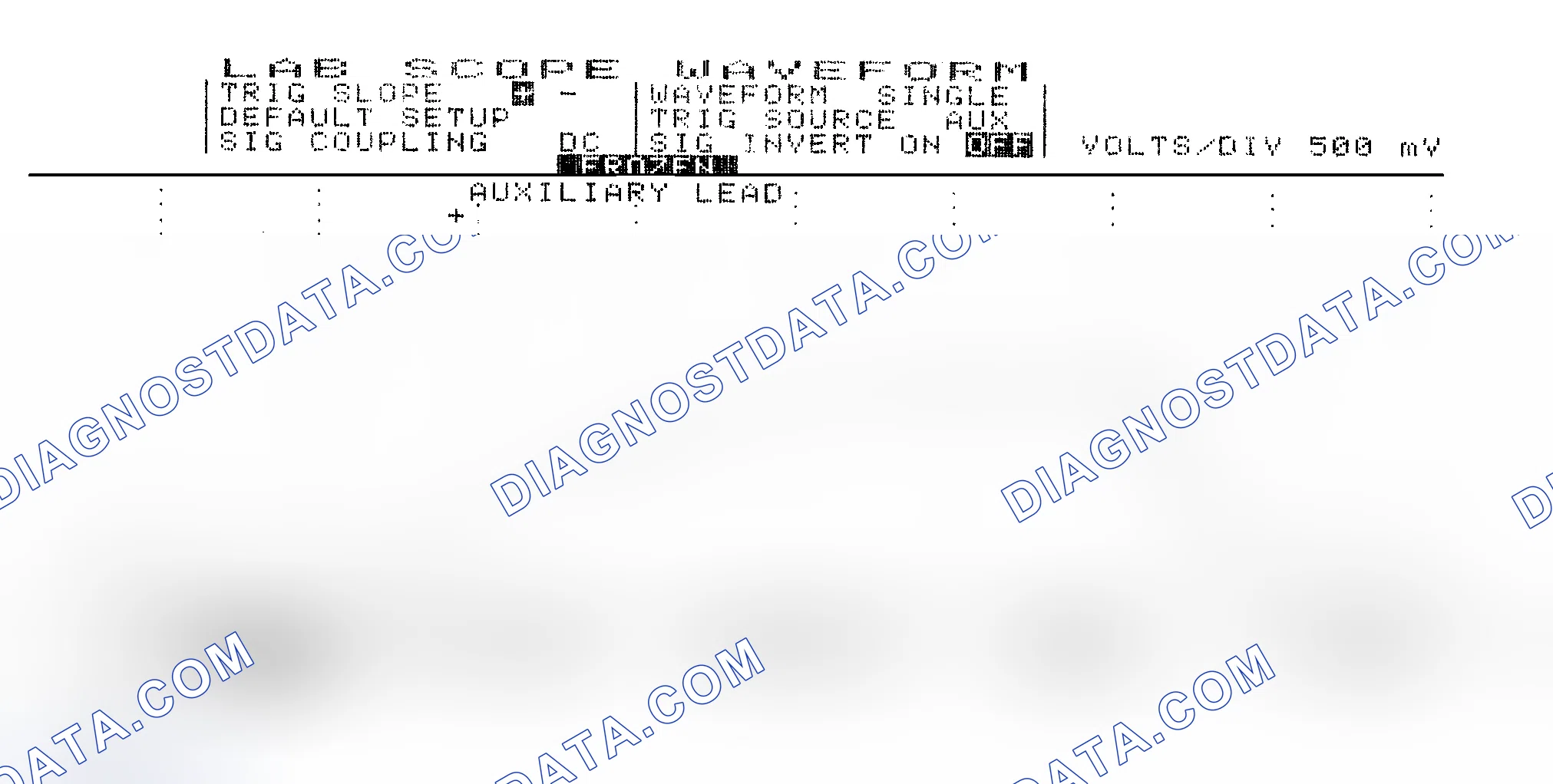 Scheme 14: Single Injector w/Excessive Current Flow - Current Pattern