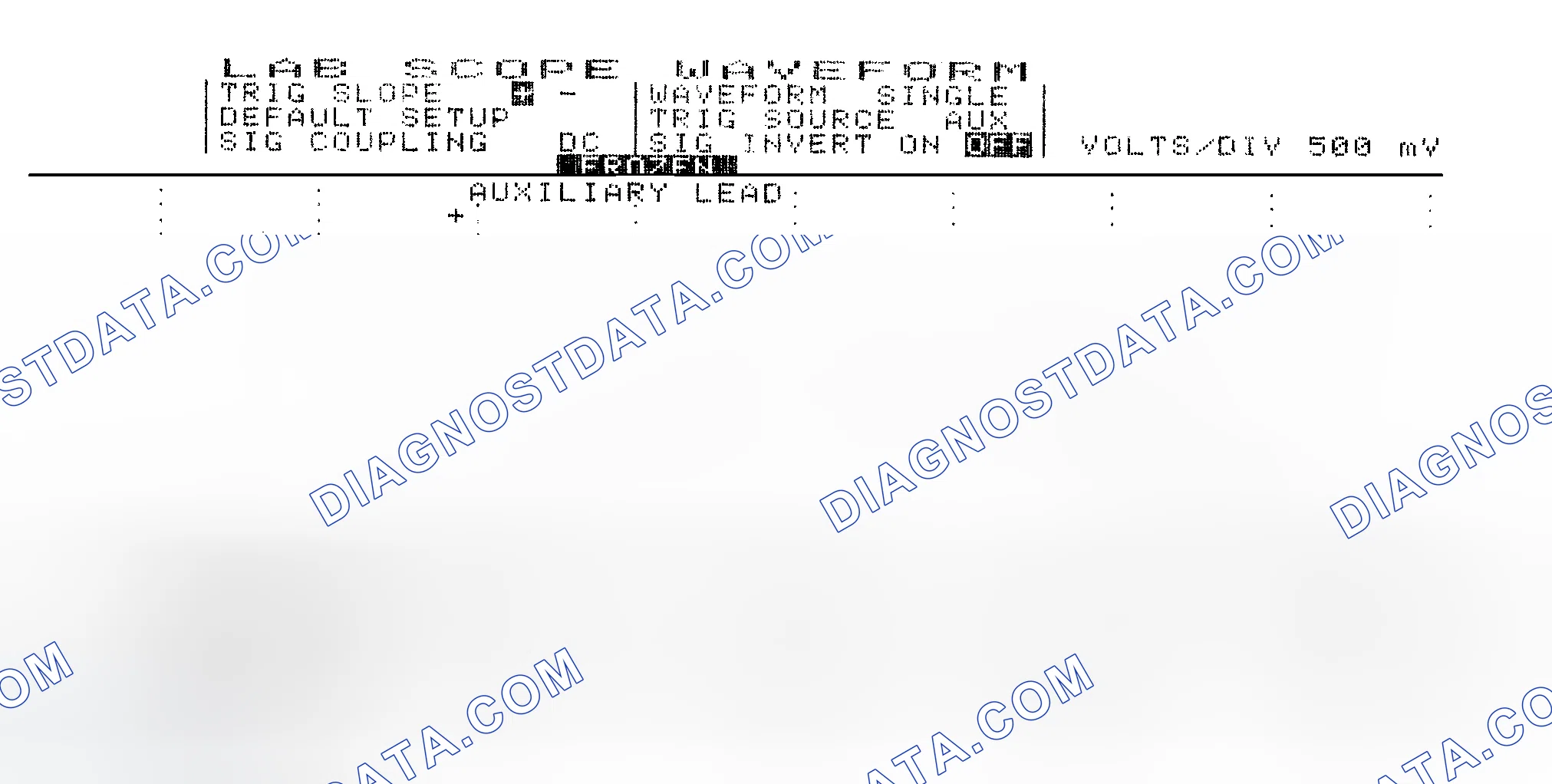 Scheme 14: Single Injector w/Excessive Current Flow - Current Pattern