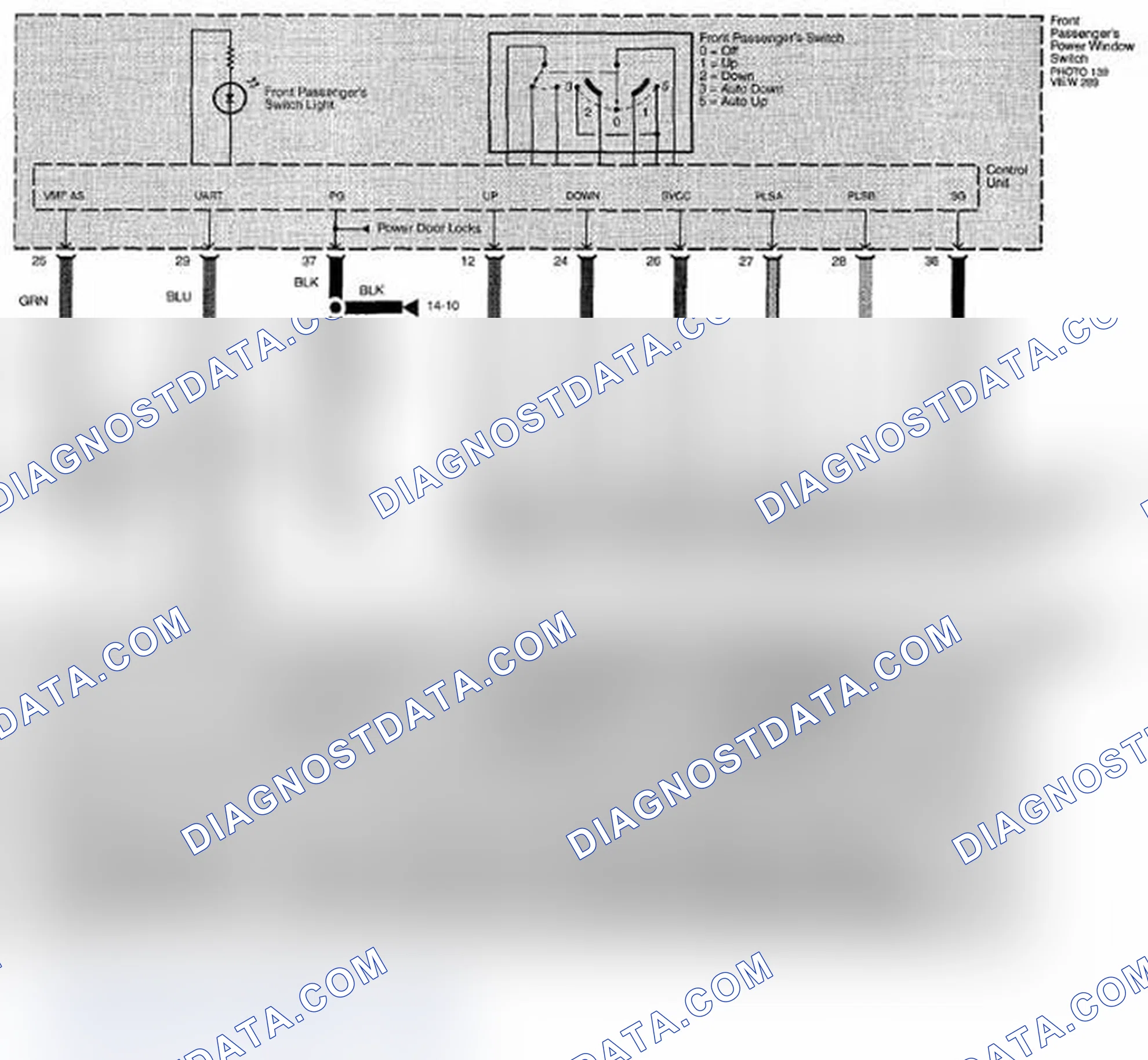 Scheme 263: Power Windows Circuit Diagram (Page 120-4)