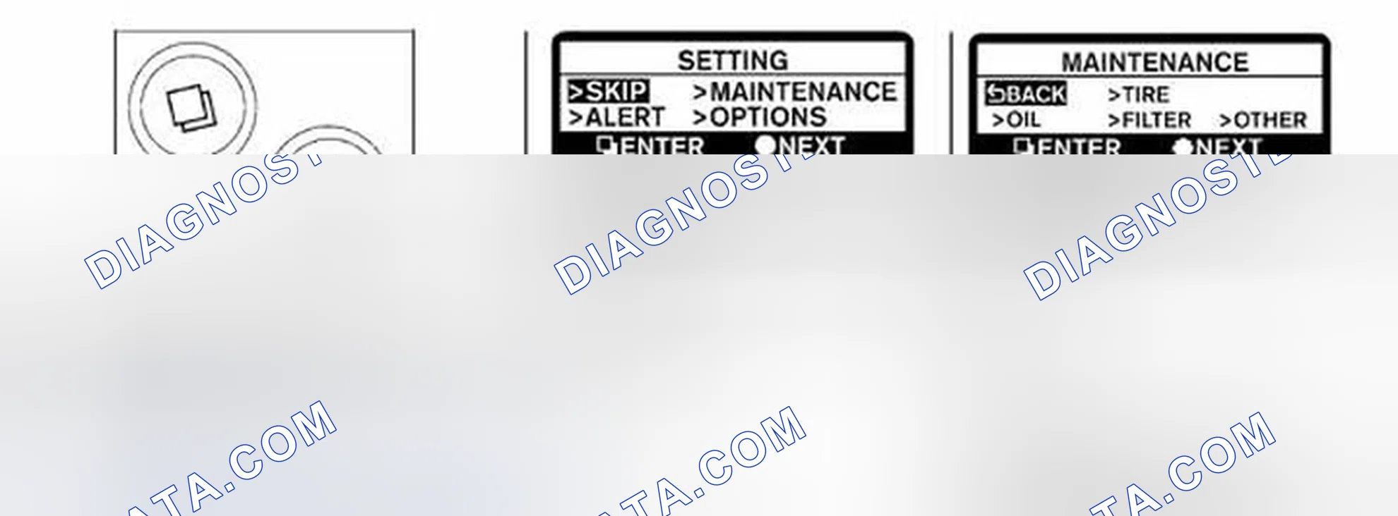 Scheme 15: MAINTENANCE REMINDER DISPLAY RESET - PROCEDURE 11
