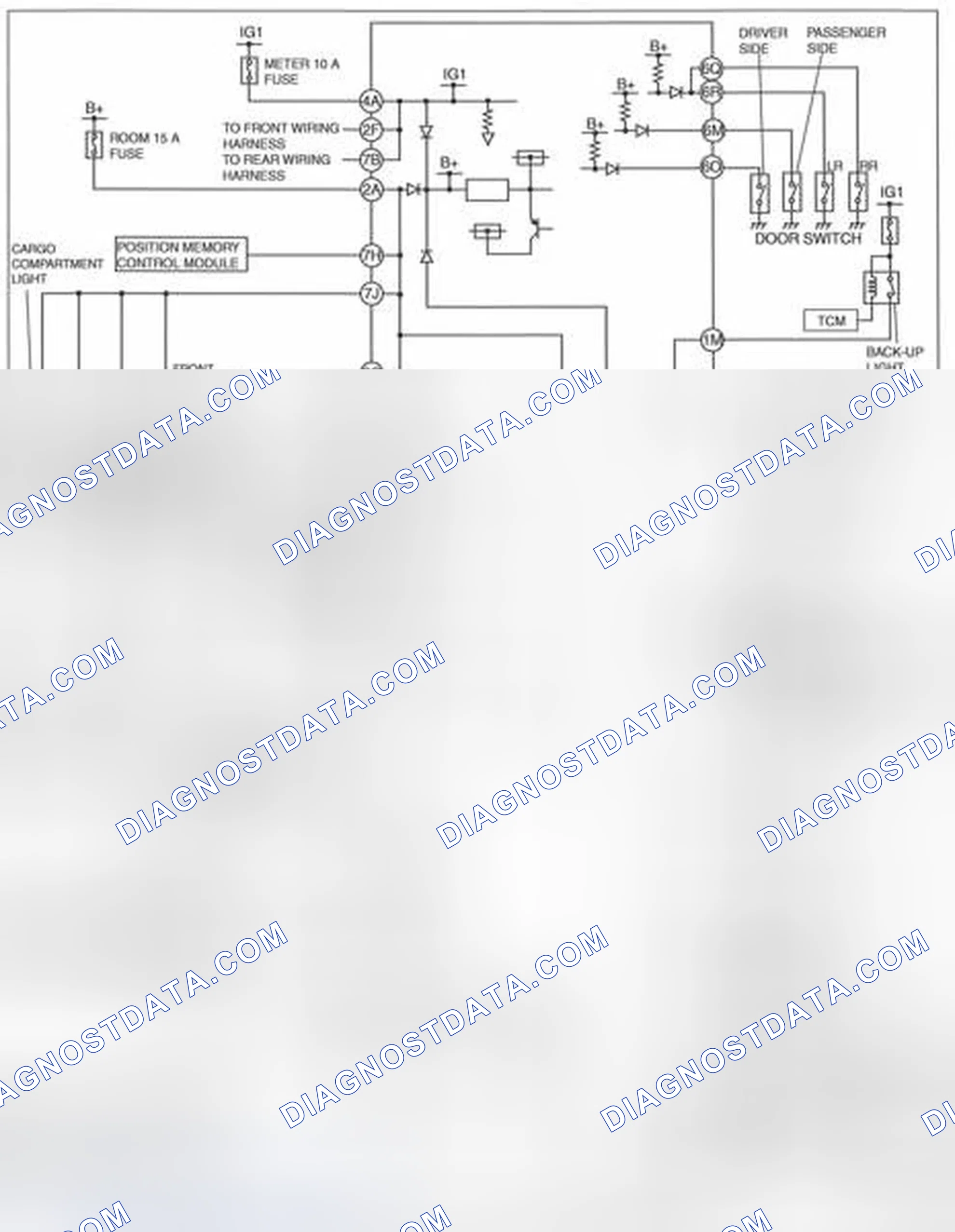 Scheme 1: ON-BOARD DIAGNOSTIC WIRING DIAGRAM [BCM]