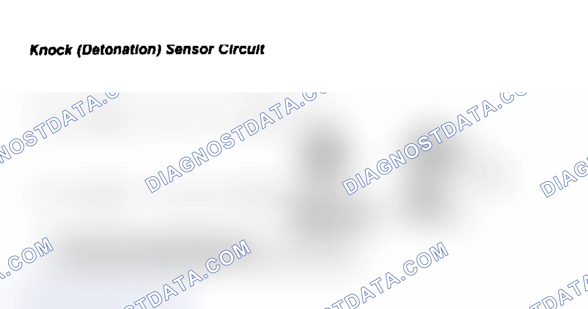 Scheme 12: Knock (Detonation) Sensor Circuit