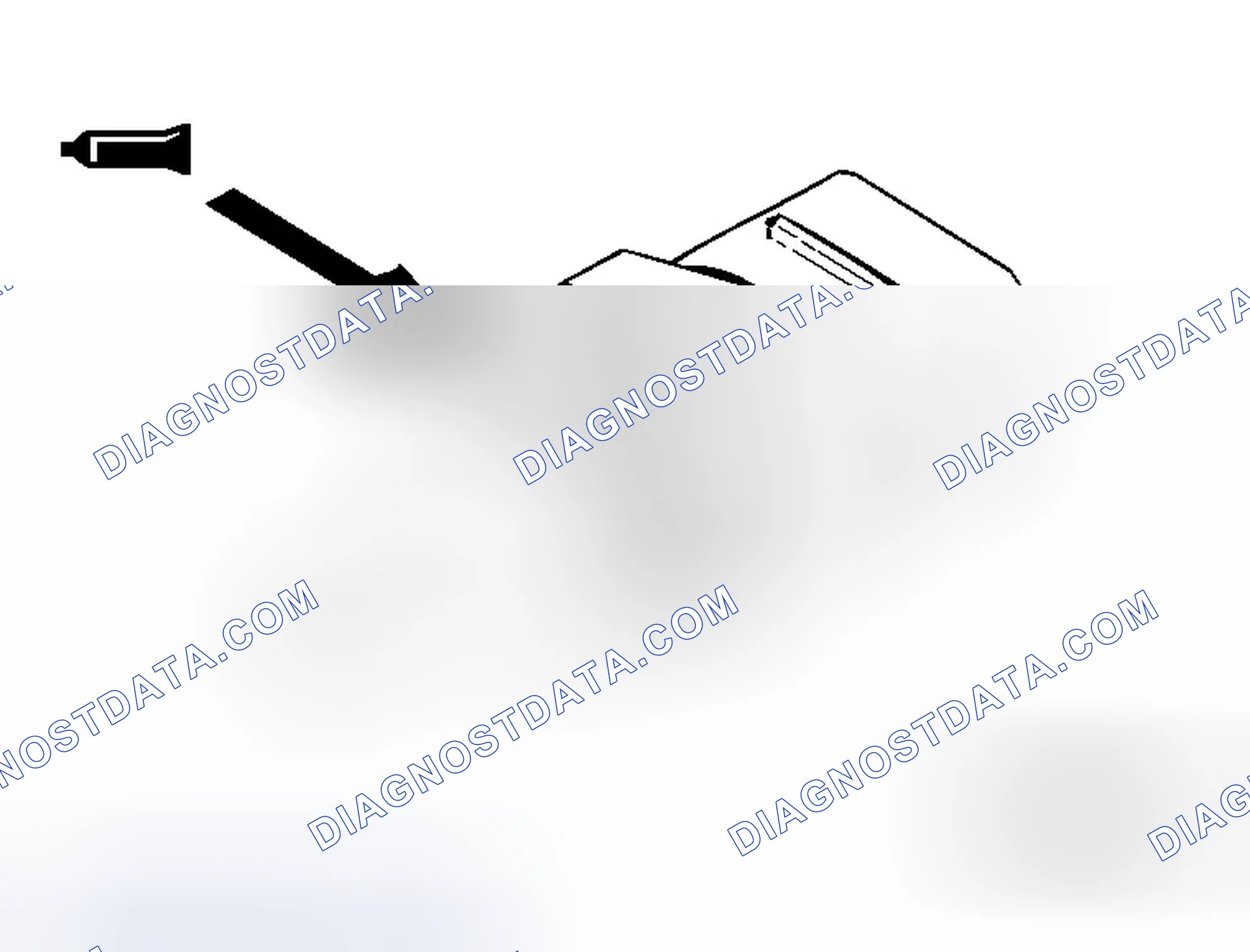 Scheme 600: >> D << SEALANT APPLICATION TO ENGINE COOLANT TEMPERATURE SENSOR