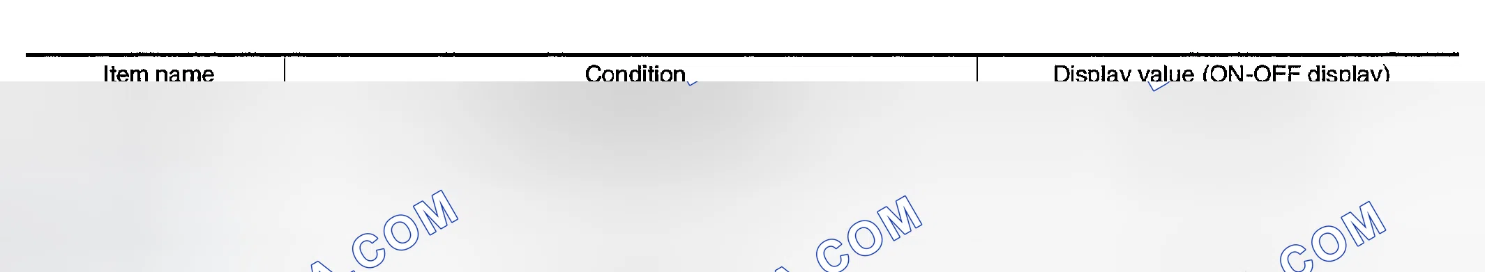 Scheme 49: CONSULT-II Reference Value