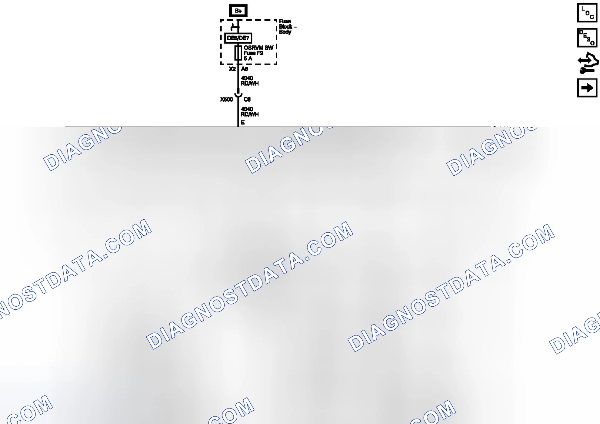 Scheme 1: Power, Ground, Power Mirror Switches and Motors