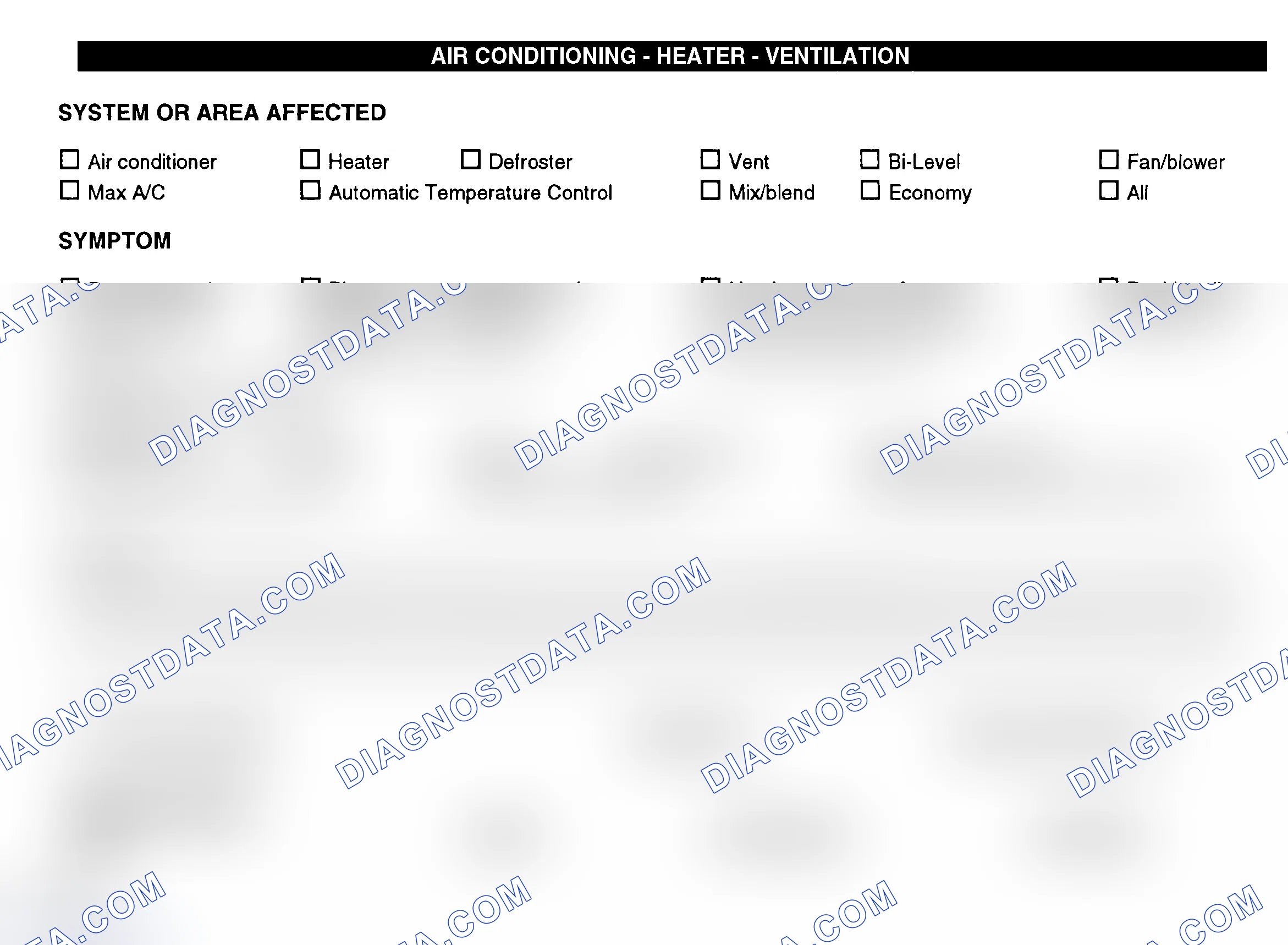 Scheme 8: Air Conditioning, Heater & Ventilation