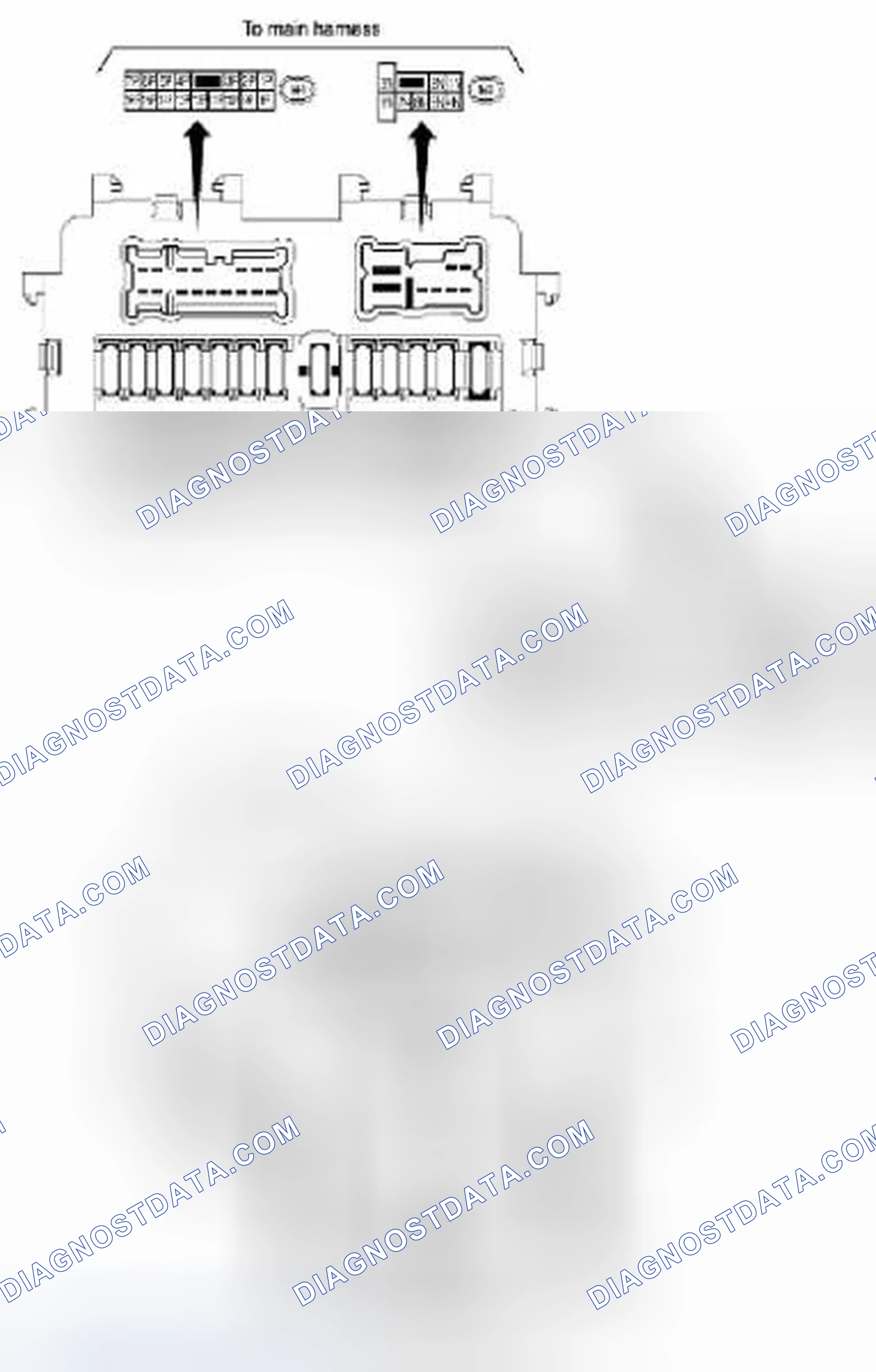 Scheme 57: Fuse Block - J/B: Terminal Arrangement