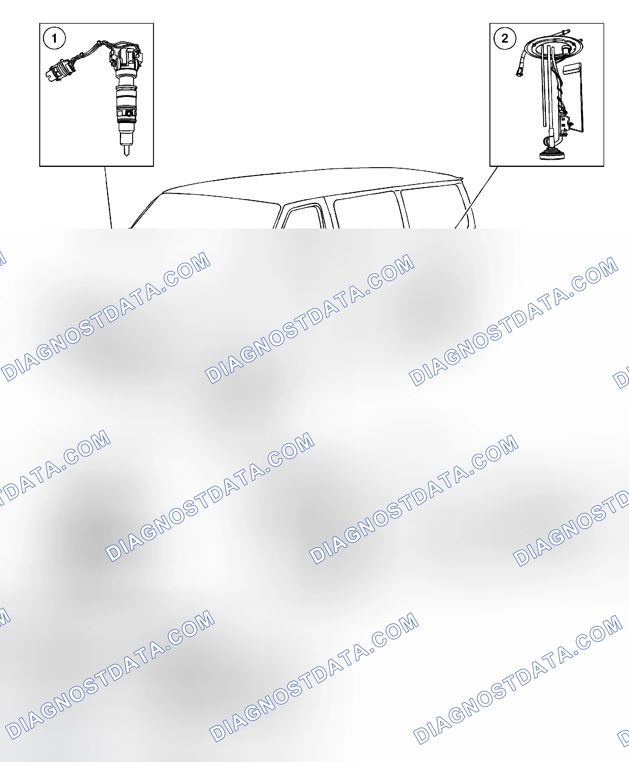 Scheme 106: Fuel System - 6.0L Diesel
