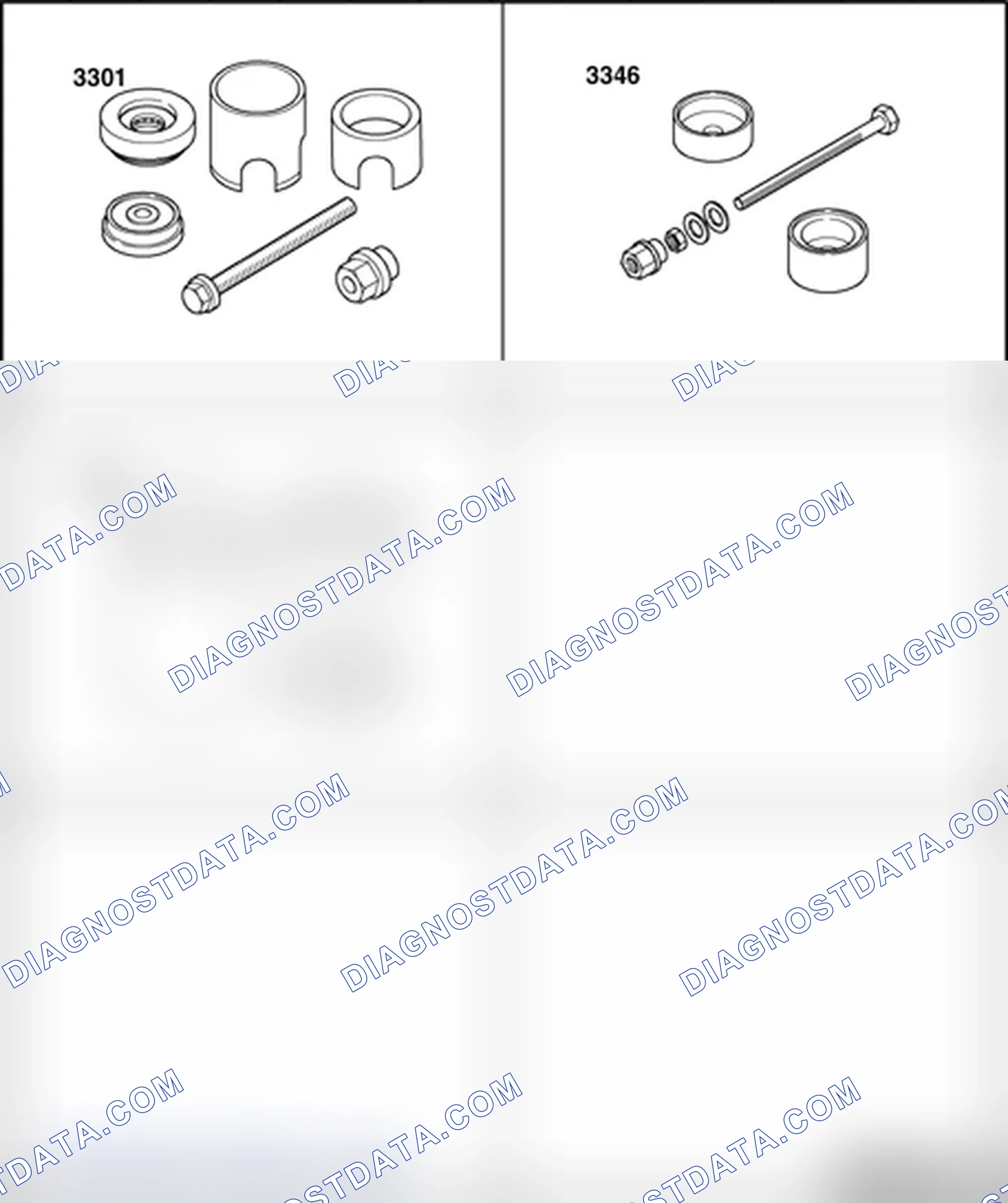 Scheme 87: Control link bushings, replacing